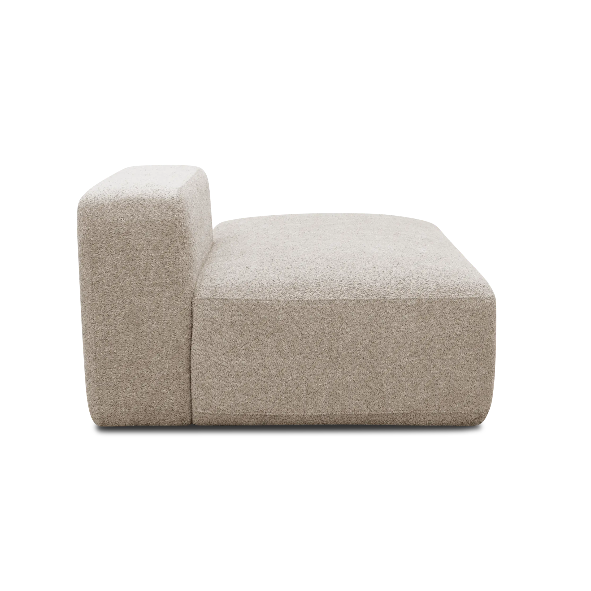 Ottomane-Modul rechts, Beige