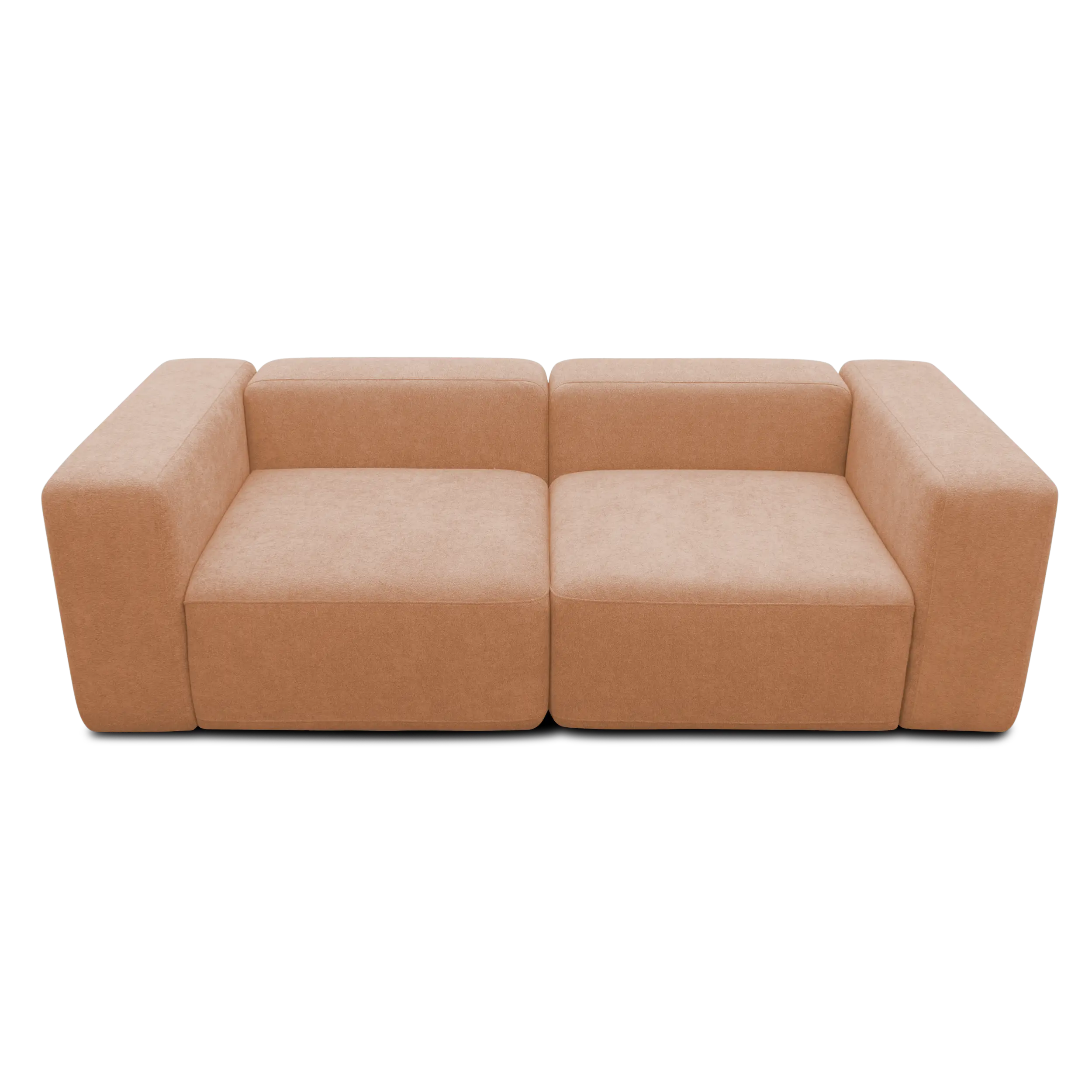 2-Sitzer Sofa, Lachs
