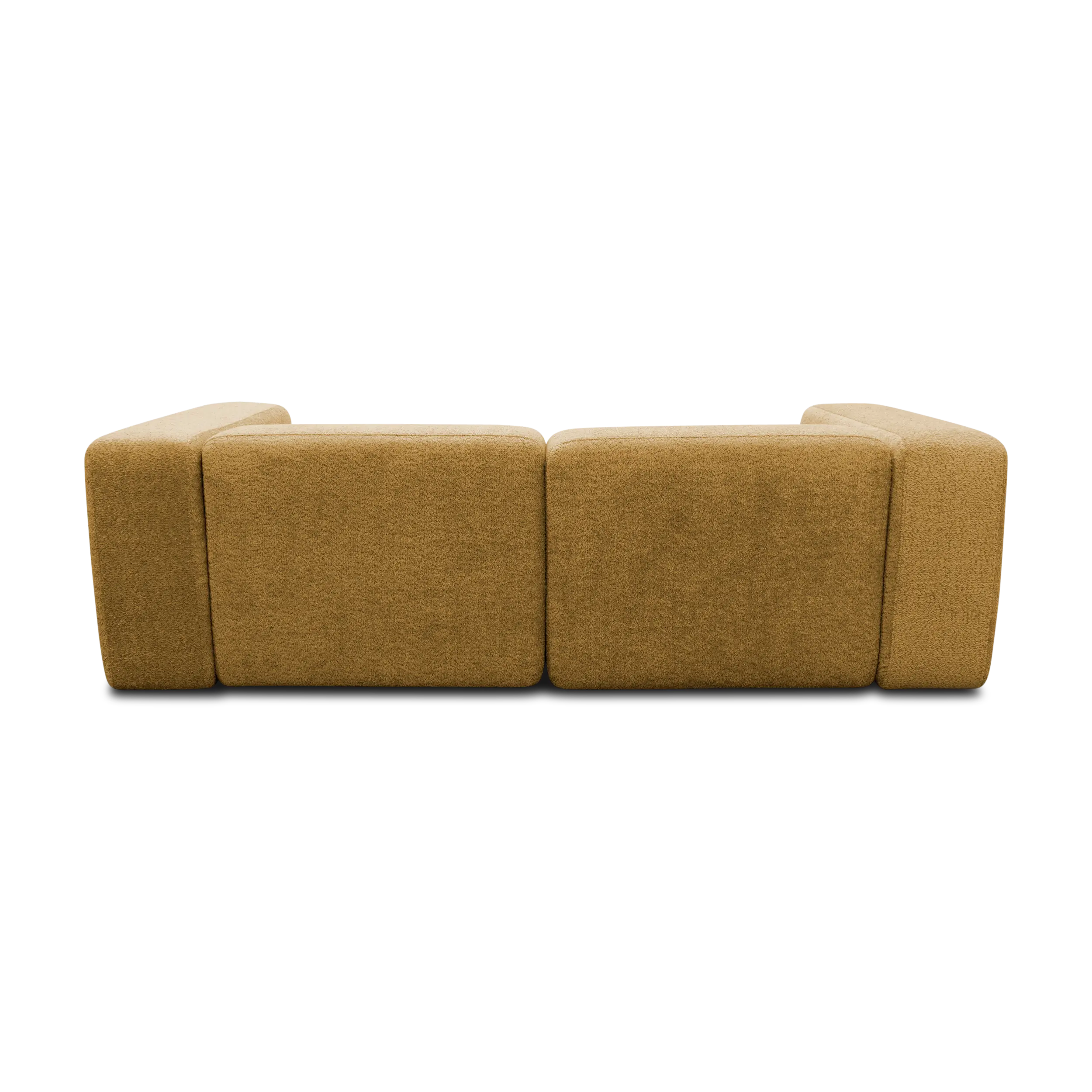 Ecksofa klein, Longchair rechts, Amber