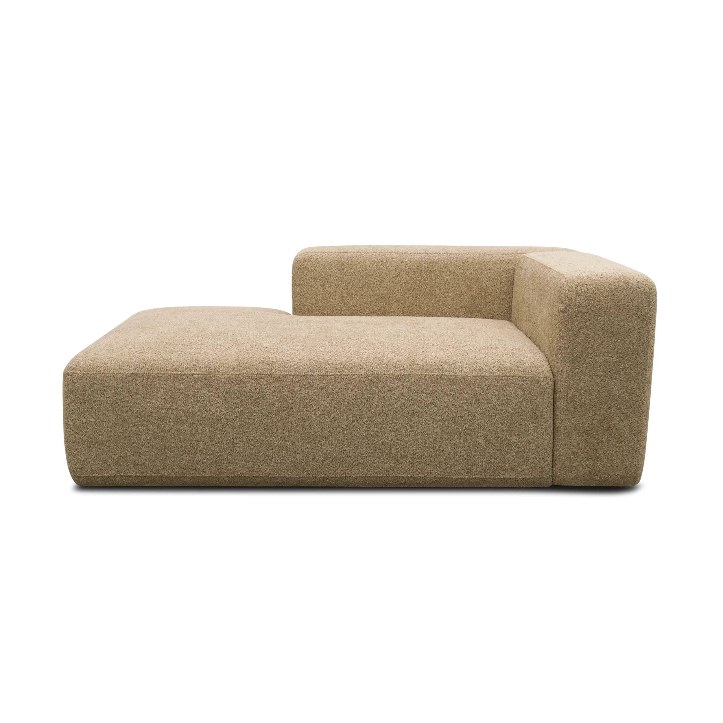 Longchair-Modul links, Taupe