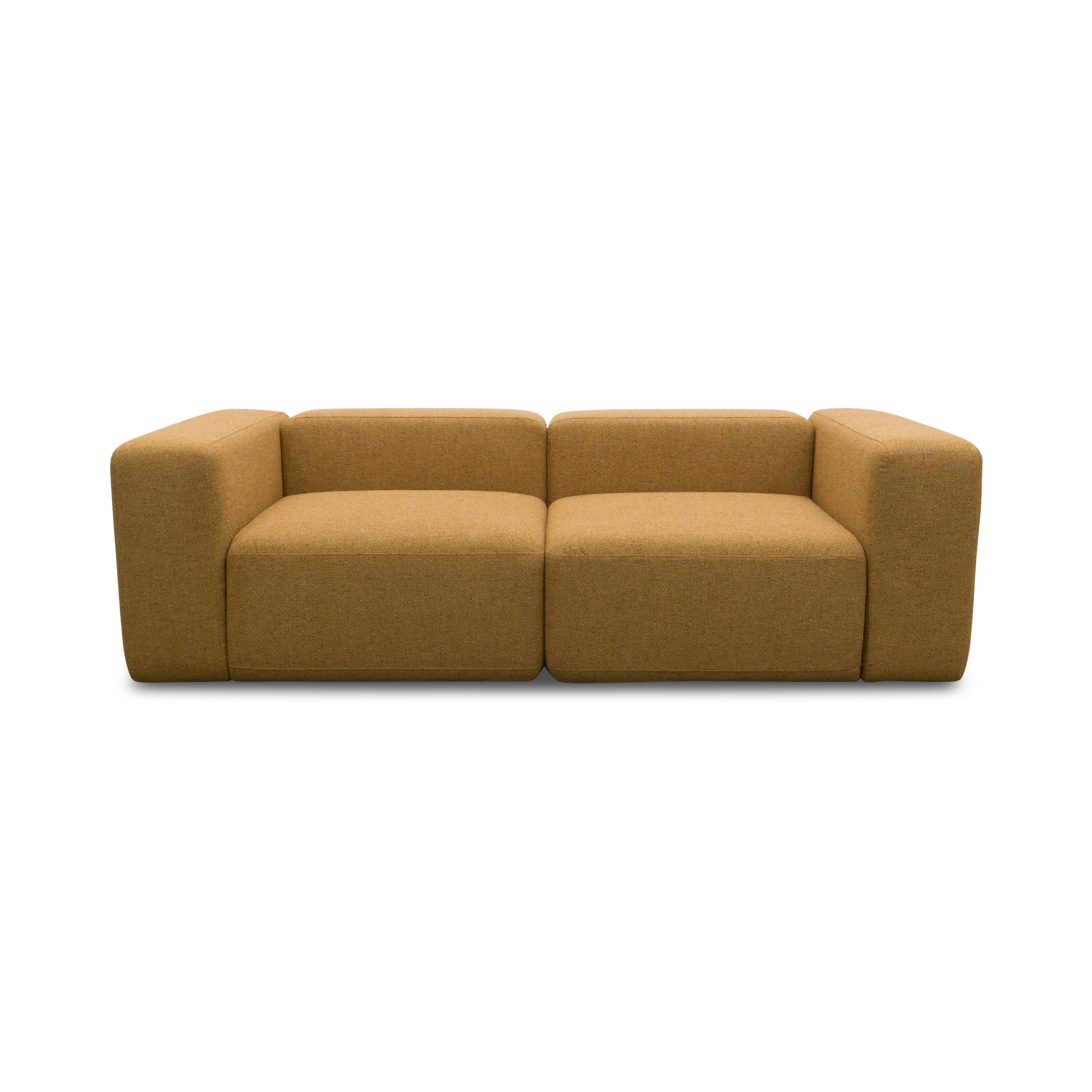 2-Sitzer Sofa, Curry-Meliert
