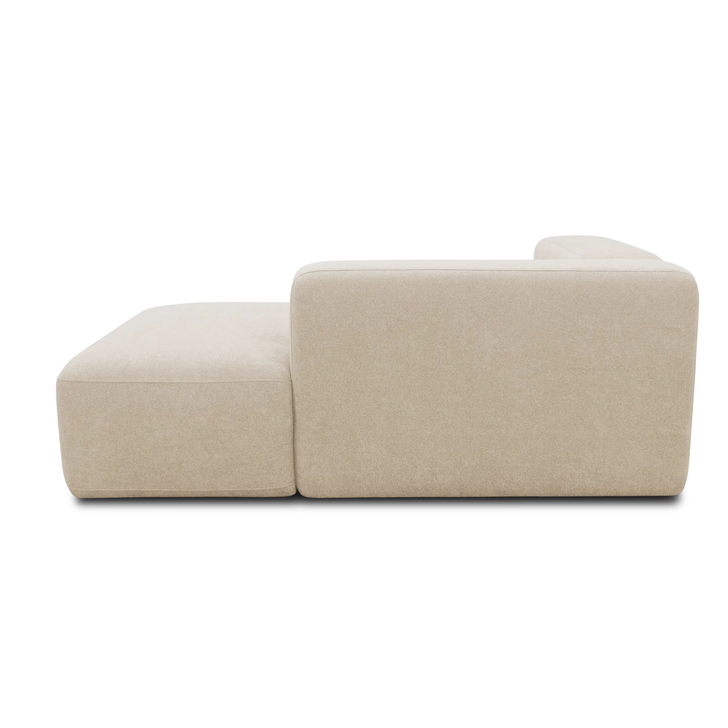 Longchair-Modul rechts, Beige