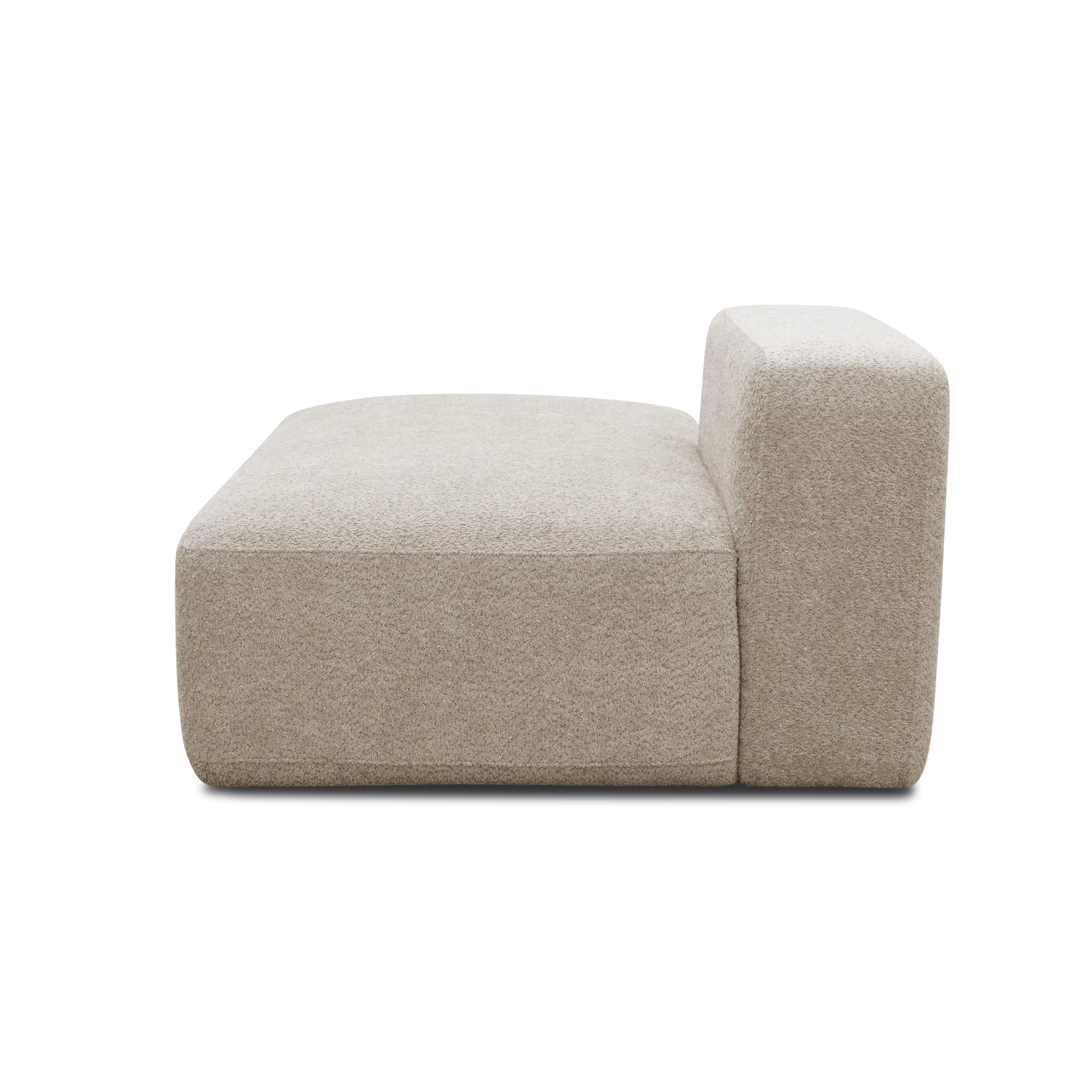 Ottomane-Modul links, Beige