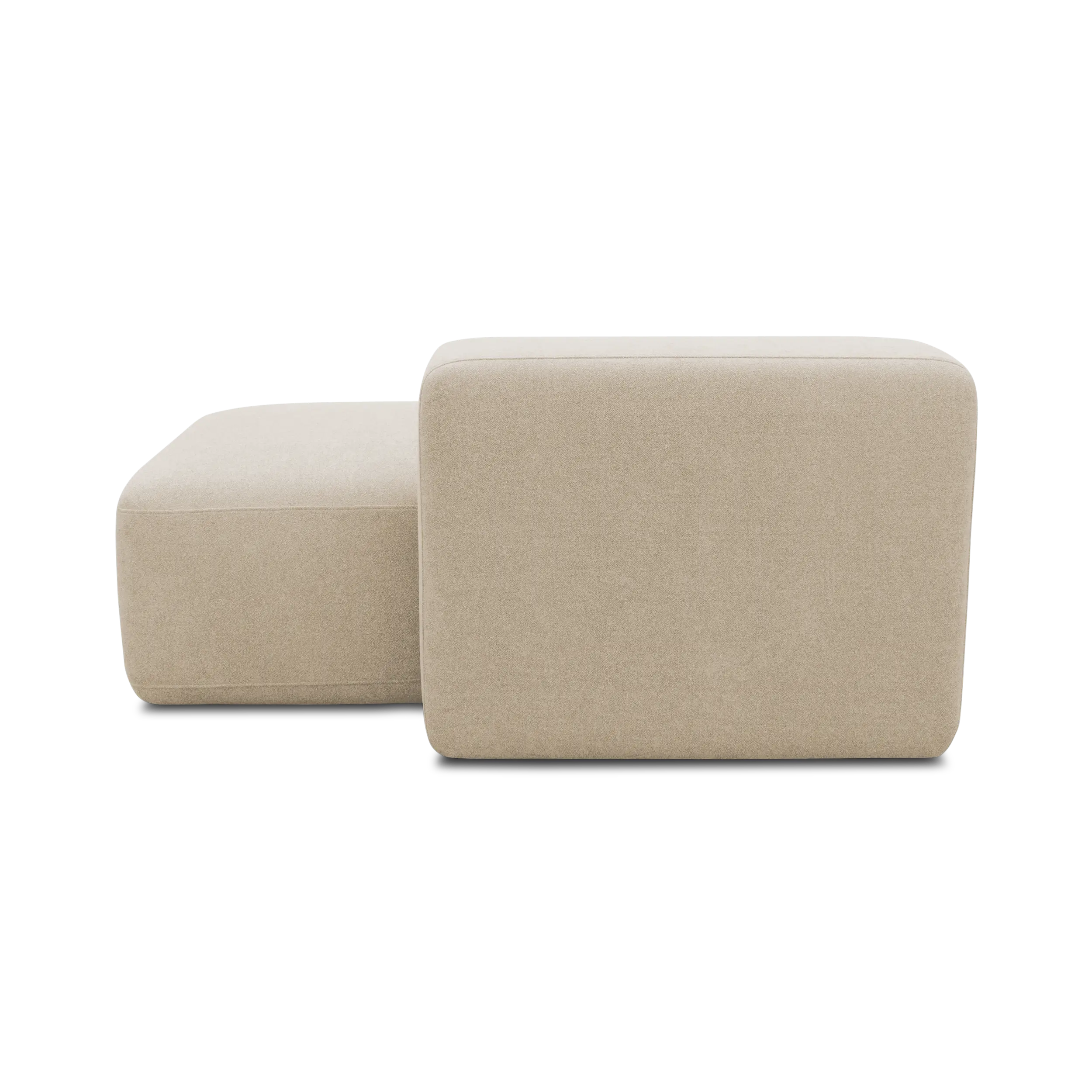 Ottomane-Modul rechts, Beige