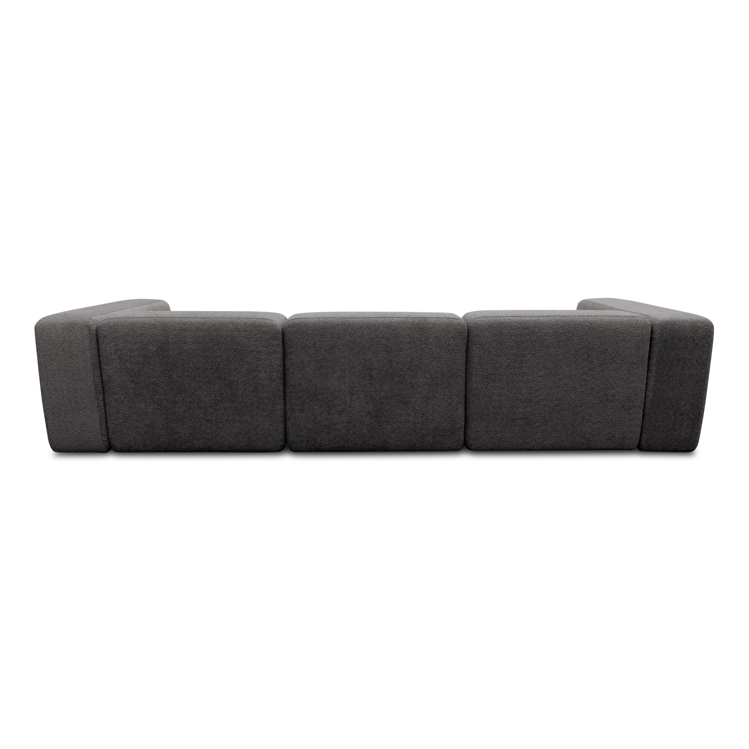 Ecksofa, Longchair links, Graphite