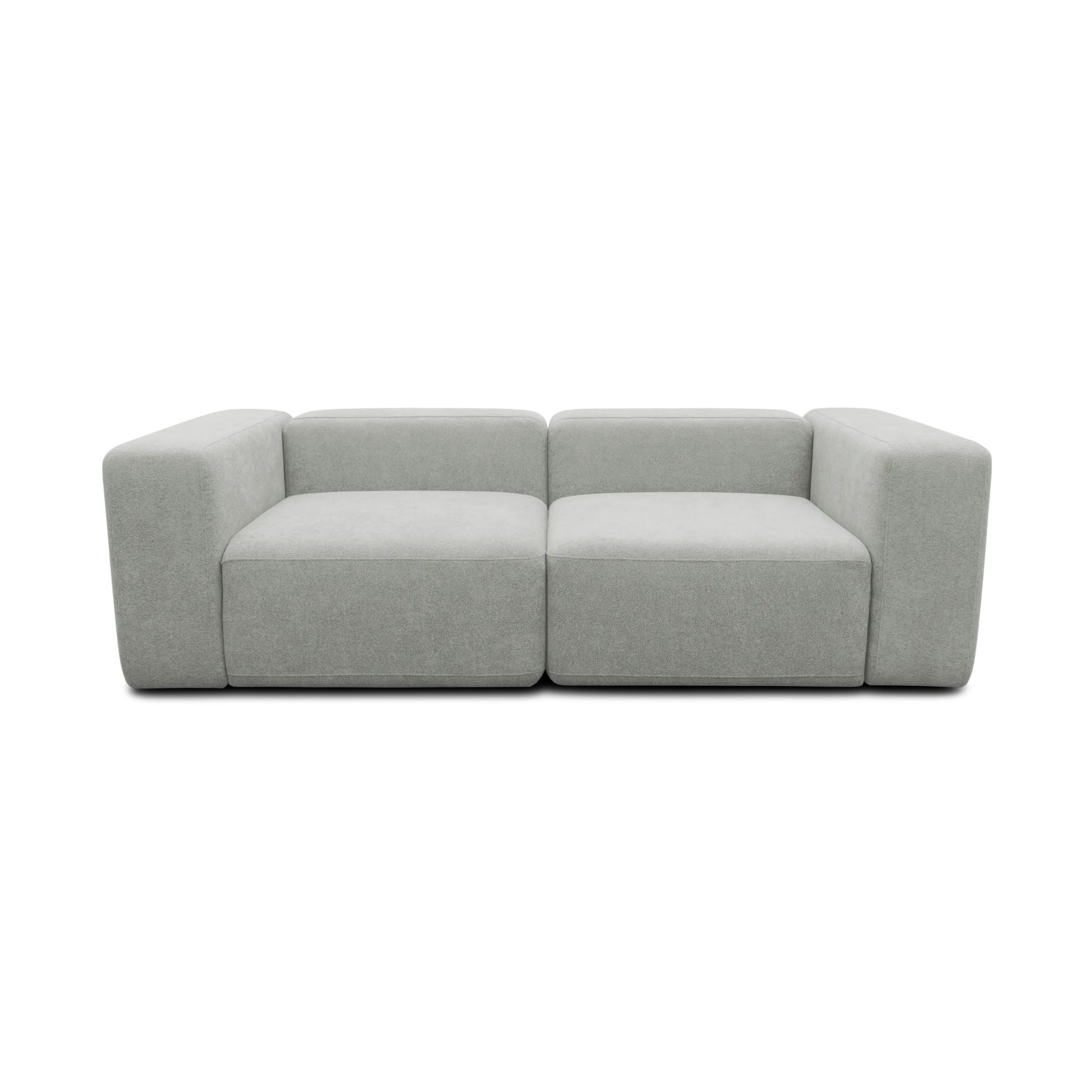 2-Sitzer Sofa, Platin