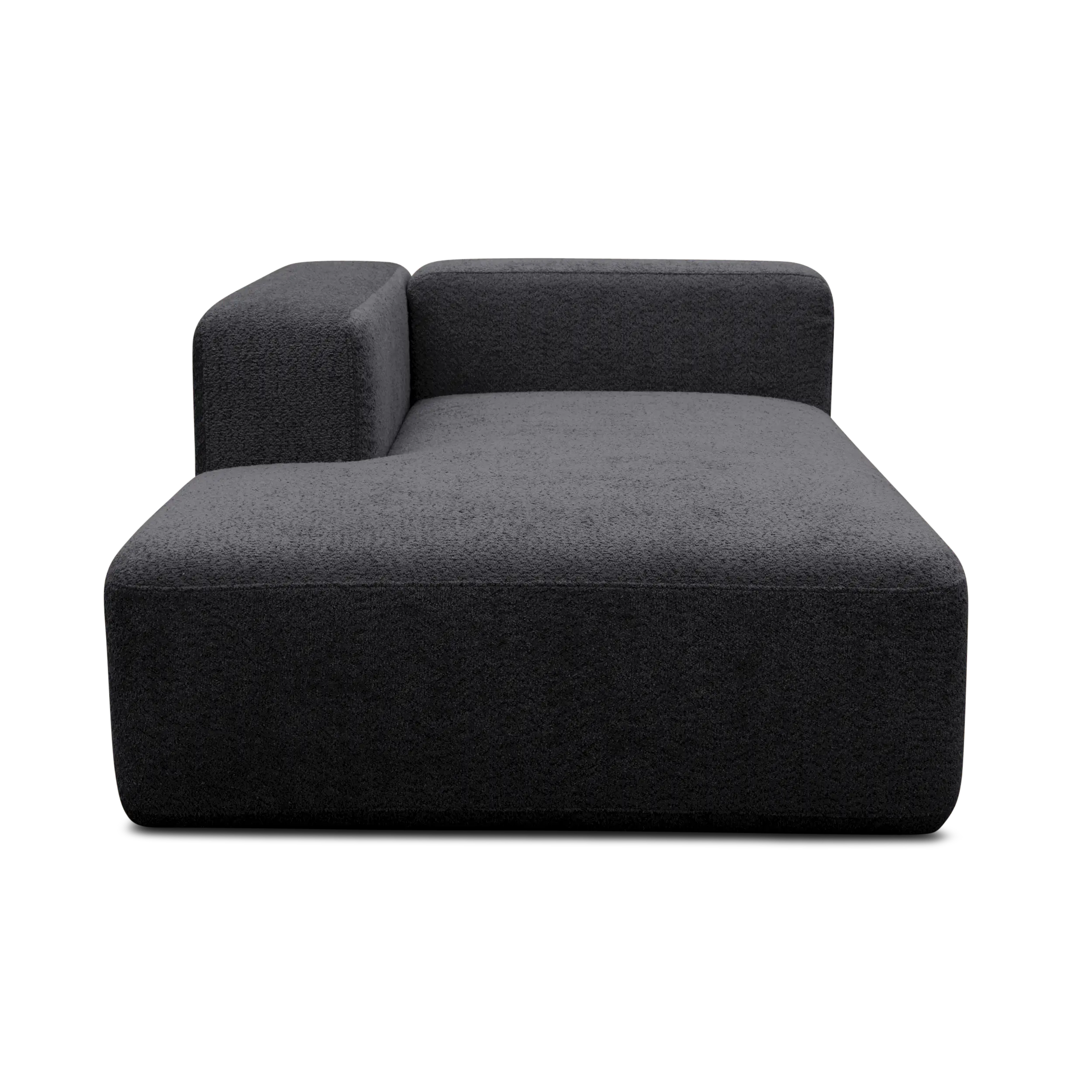 Longchair-Modul links, Schwarz
