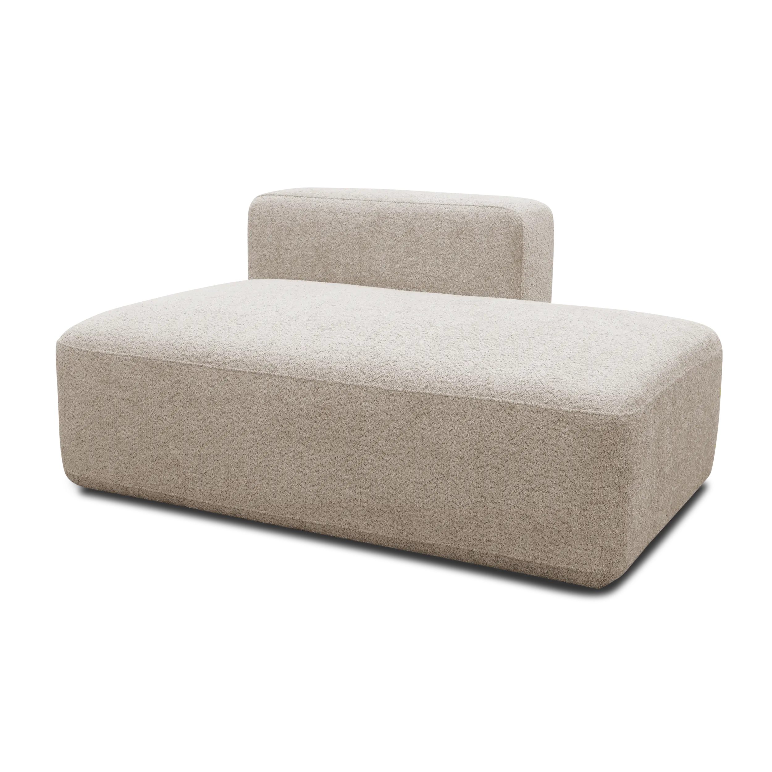 Ottomane-Modul rechts, Beige