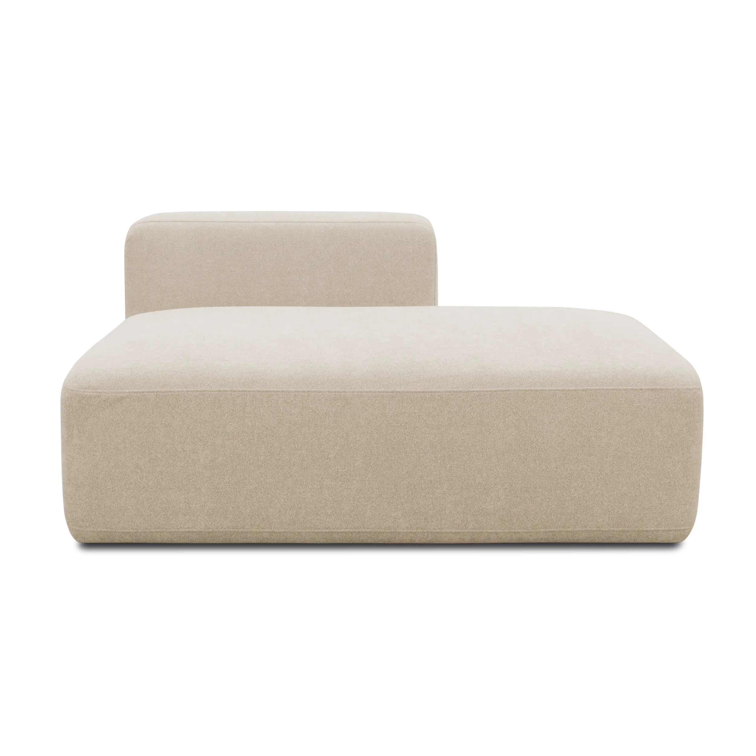 Ottomane-Modul rechts, Beige