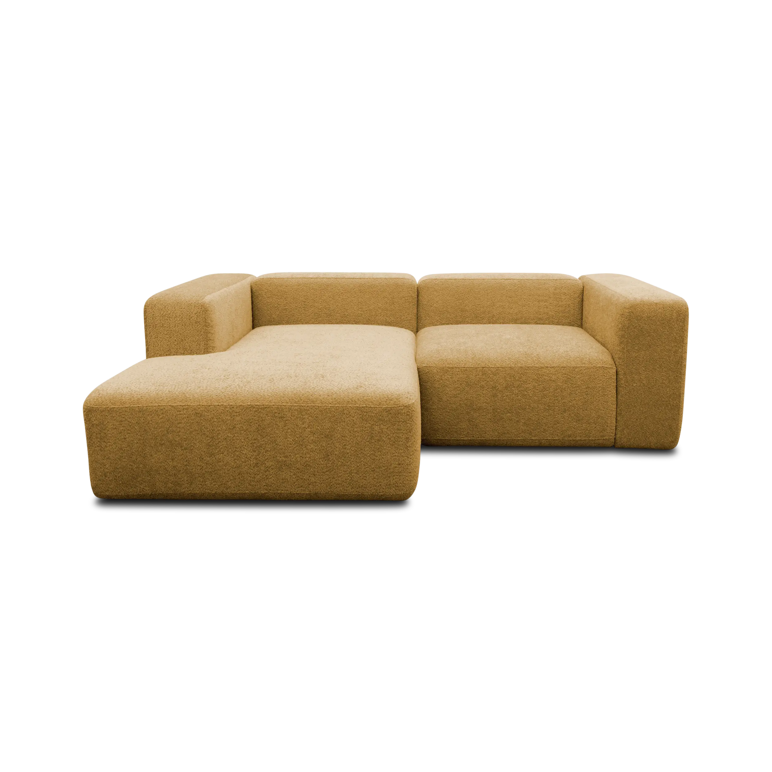 Ecksofa klein, Longchair links, Amber