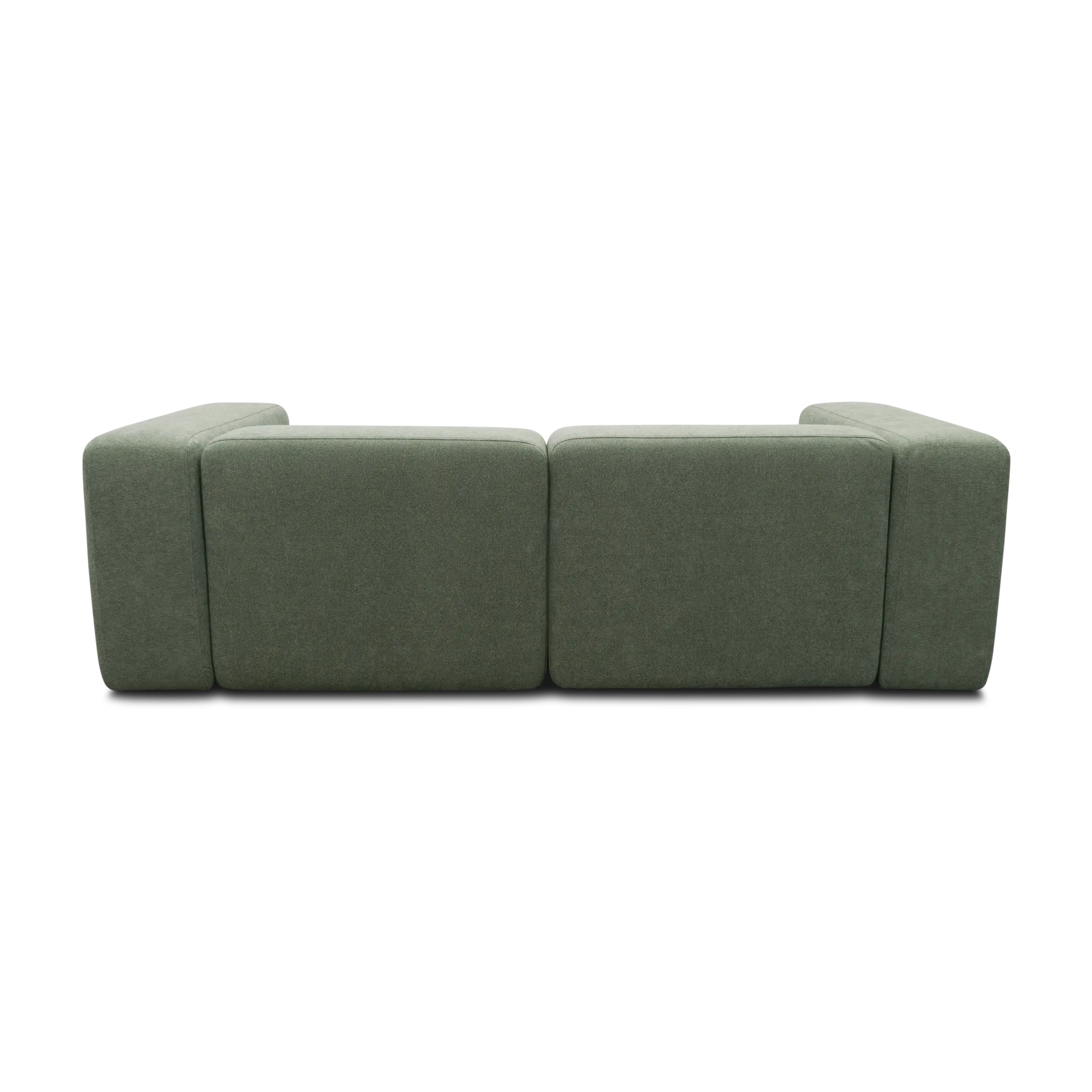 Ecksofa klein, Longchair links, Eukalyptus
