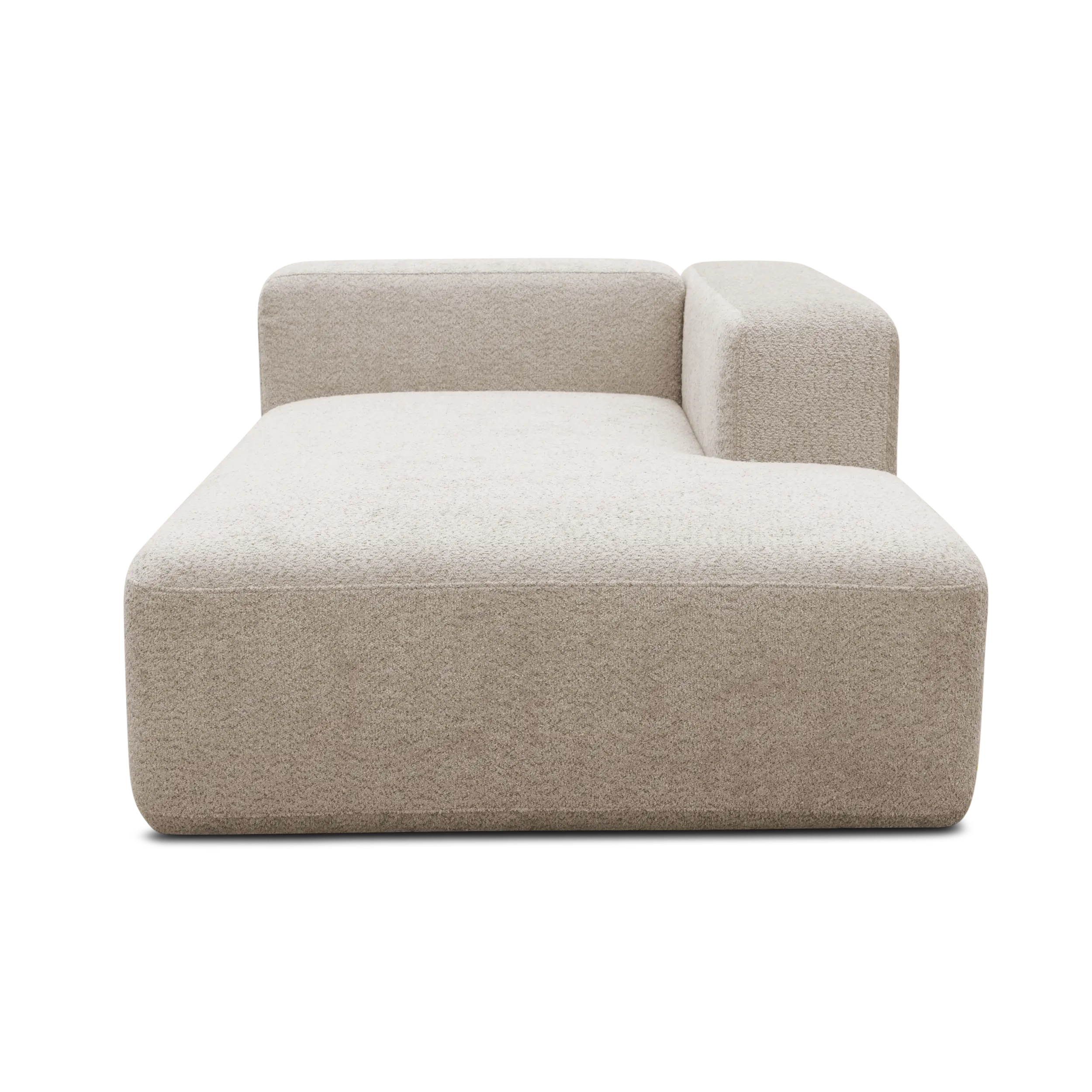 Longchair-Modul rechts, Beige