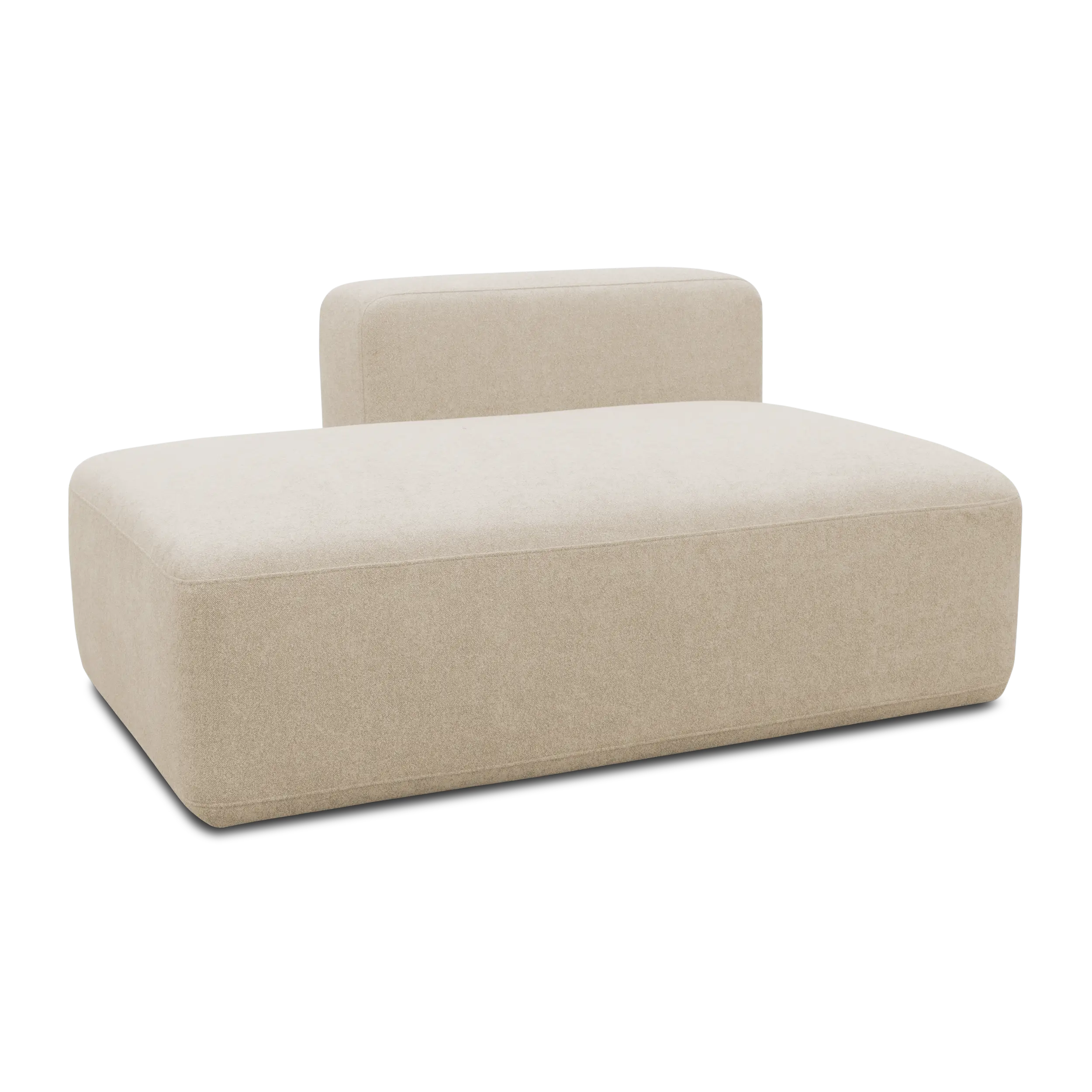 Ottomane-Modul links, Beige