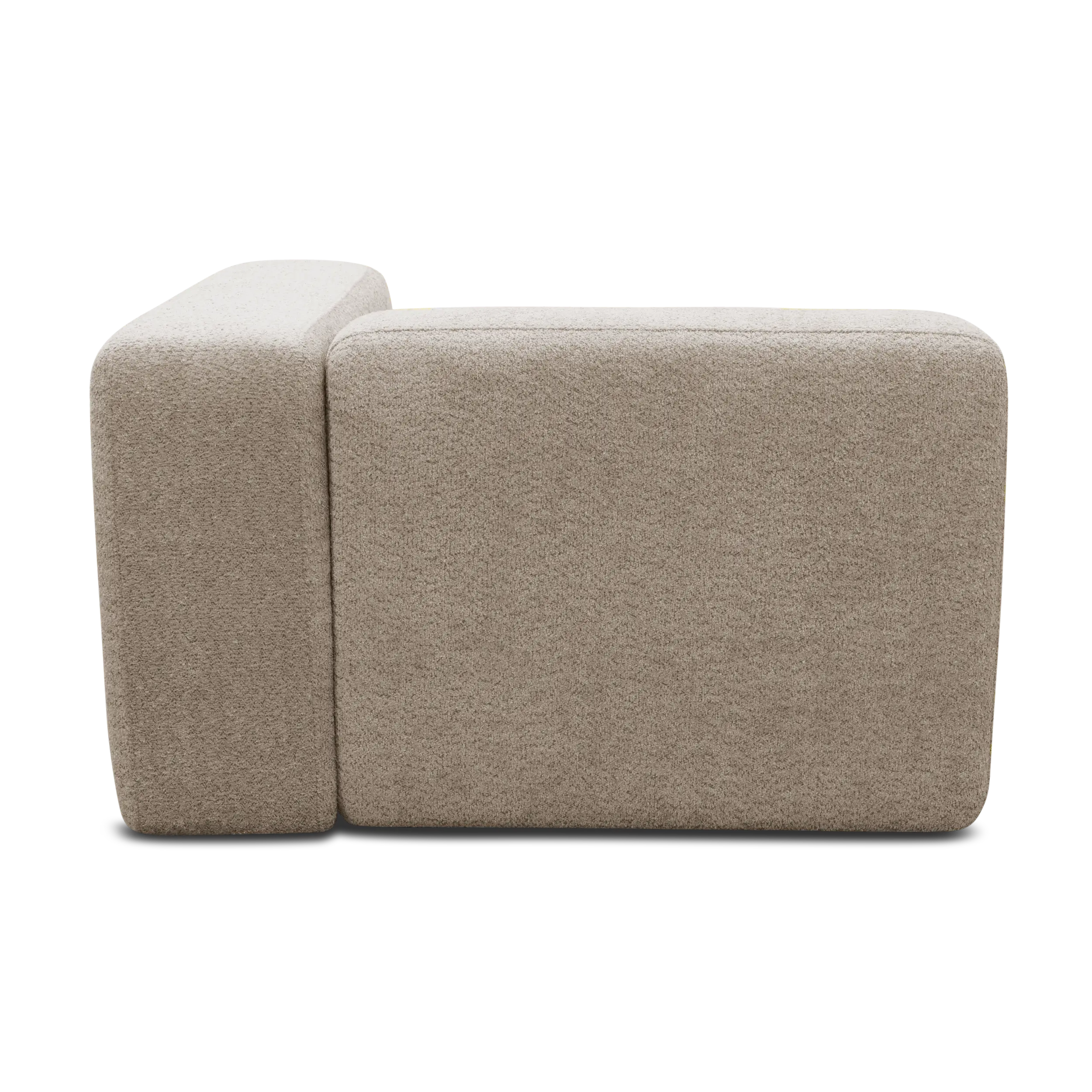 Longchair-Modul rechts, Beige