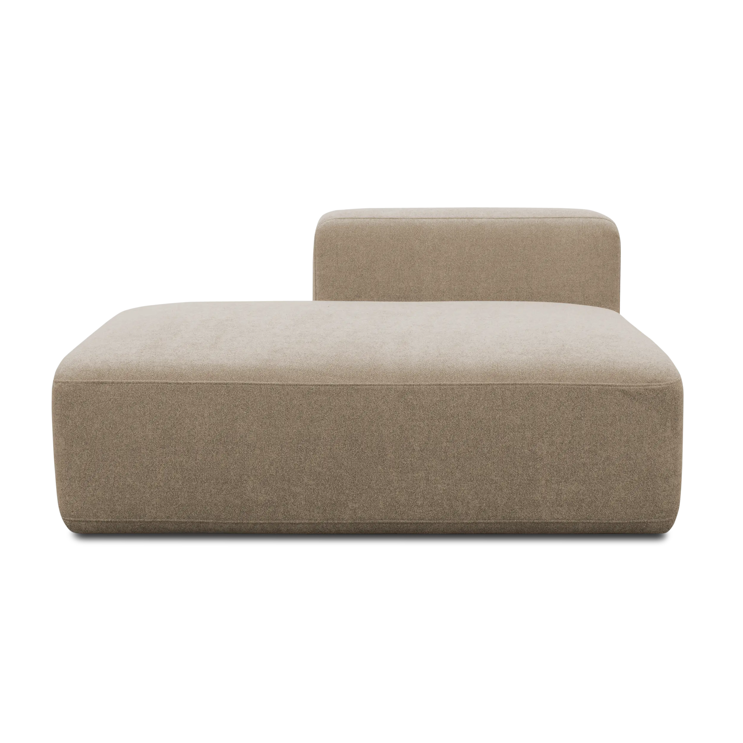 Ottomane-Modul links, Taupe