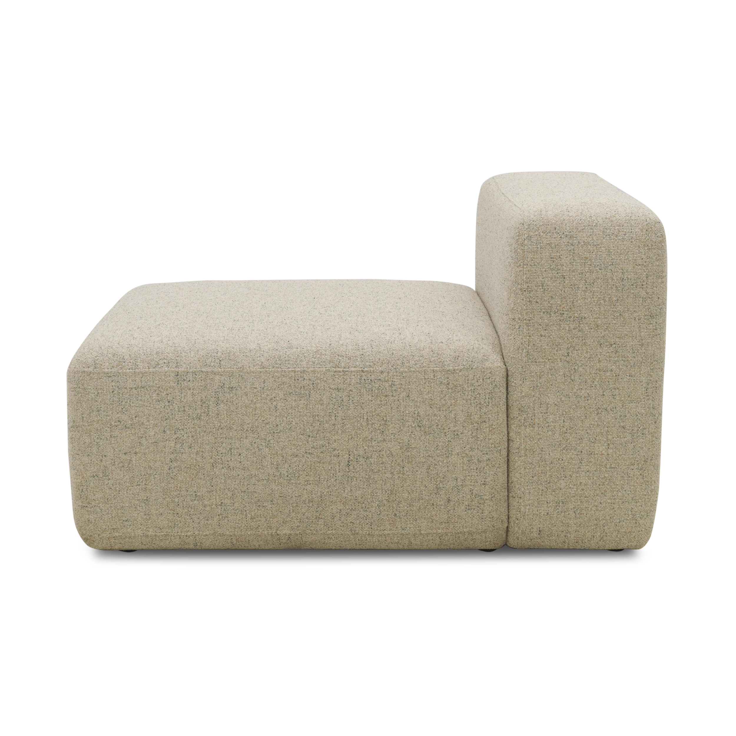 Sessel-Modul, 90 cm, Beige-Petrol