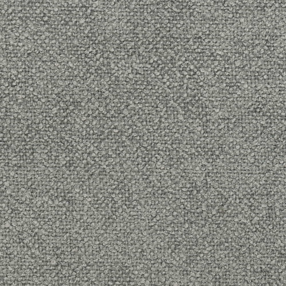 Stoffmuster feiner Bouclé, Platin