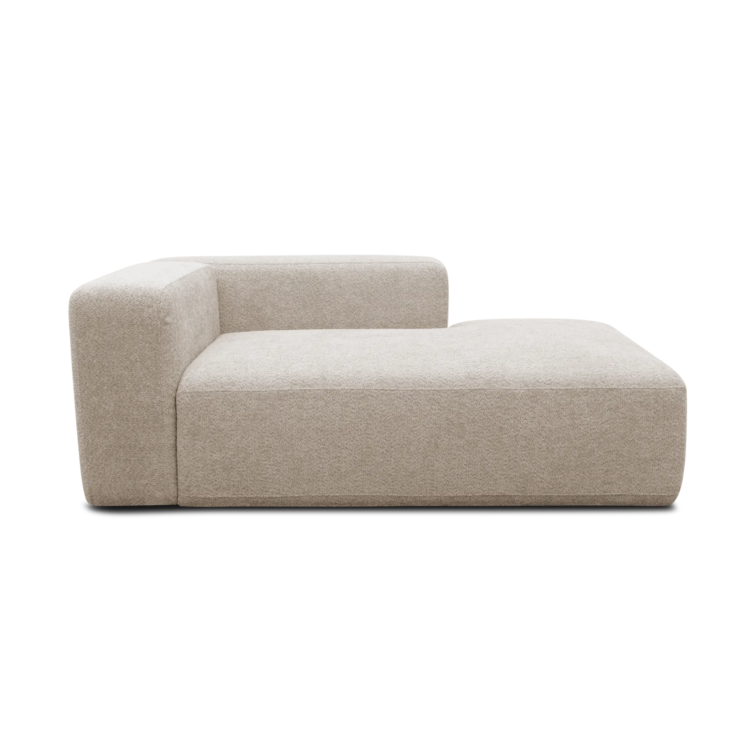 Longchair-Modul rechts, Beige