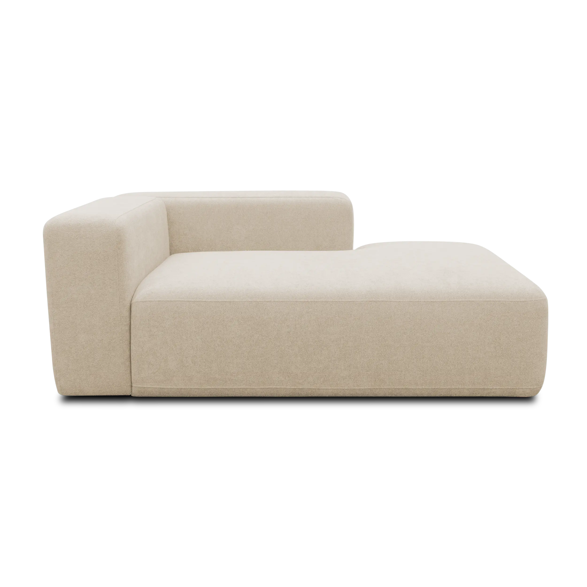 Longchair-Modul rechts, Beige