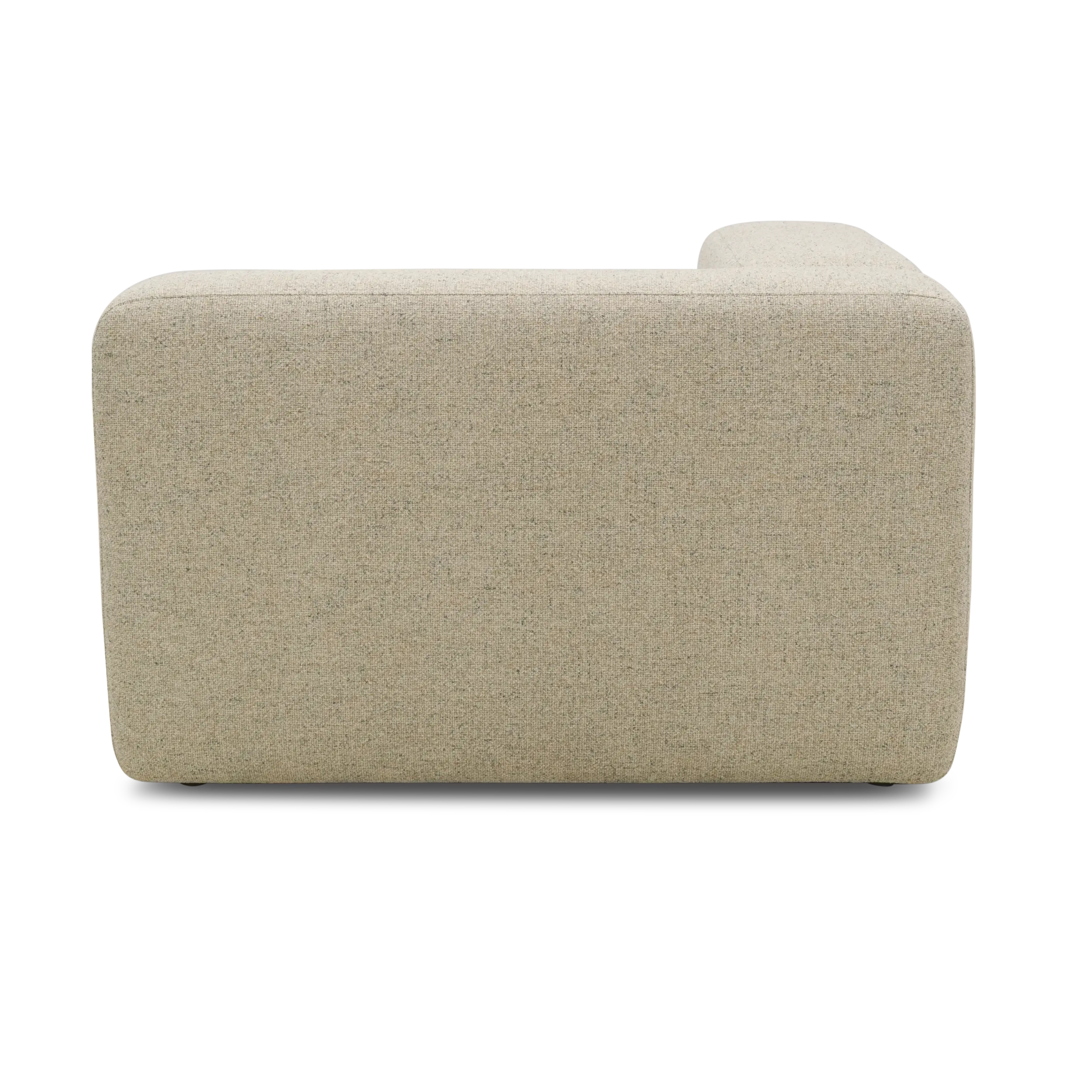 Eck-Modul, Armlehne rechts, Beige-Petrol