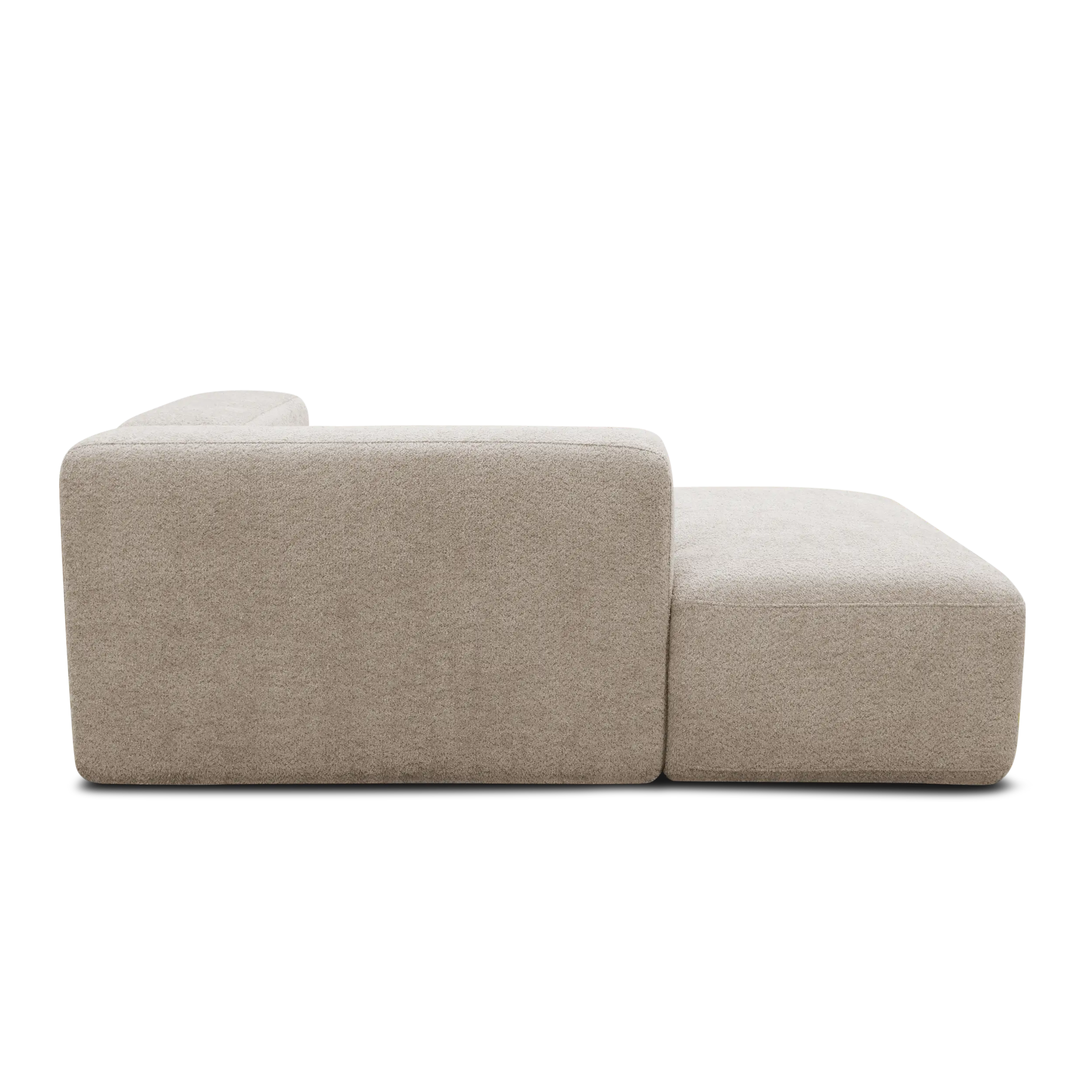 Longchair-Modul links, Beige