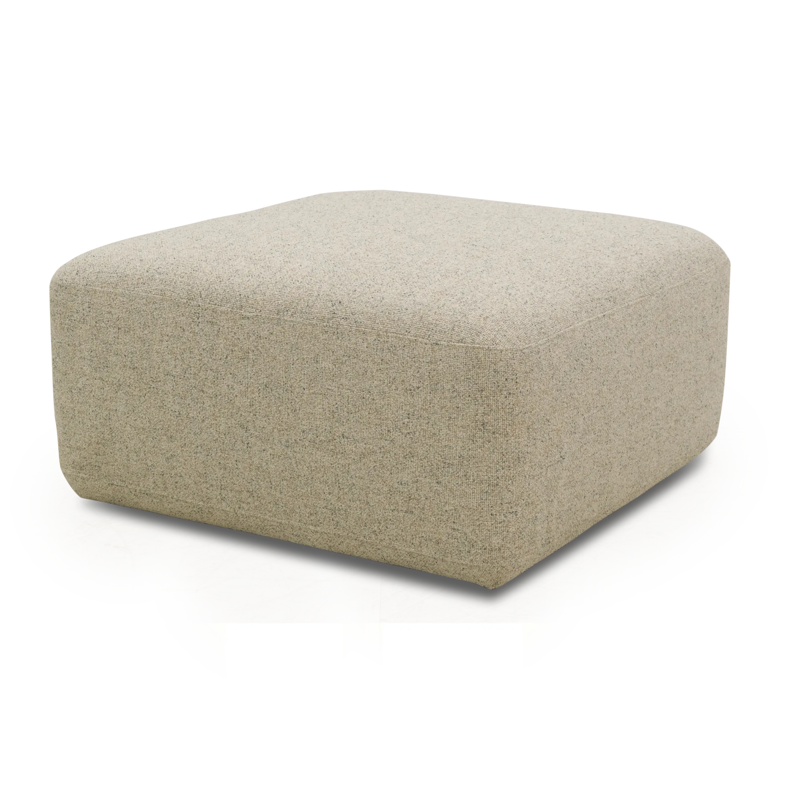 Wechselbezug für Hocker, Beige-Petrol