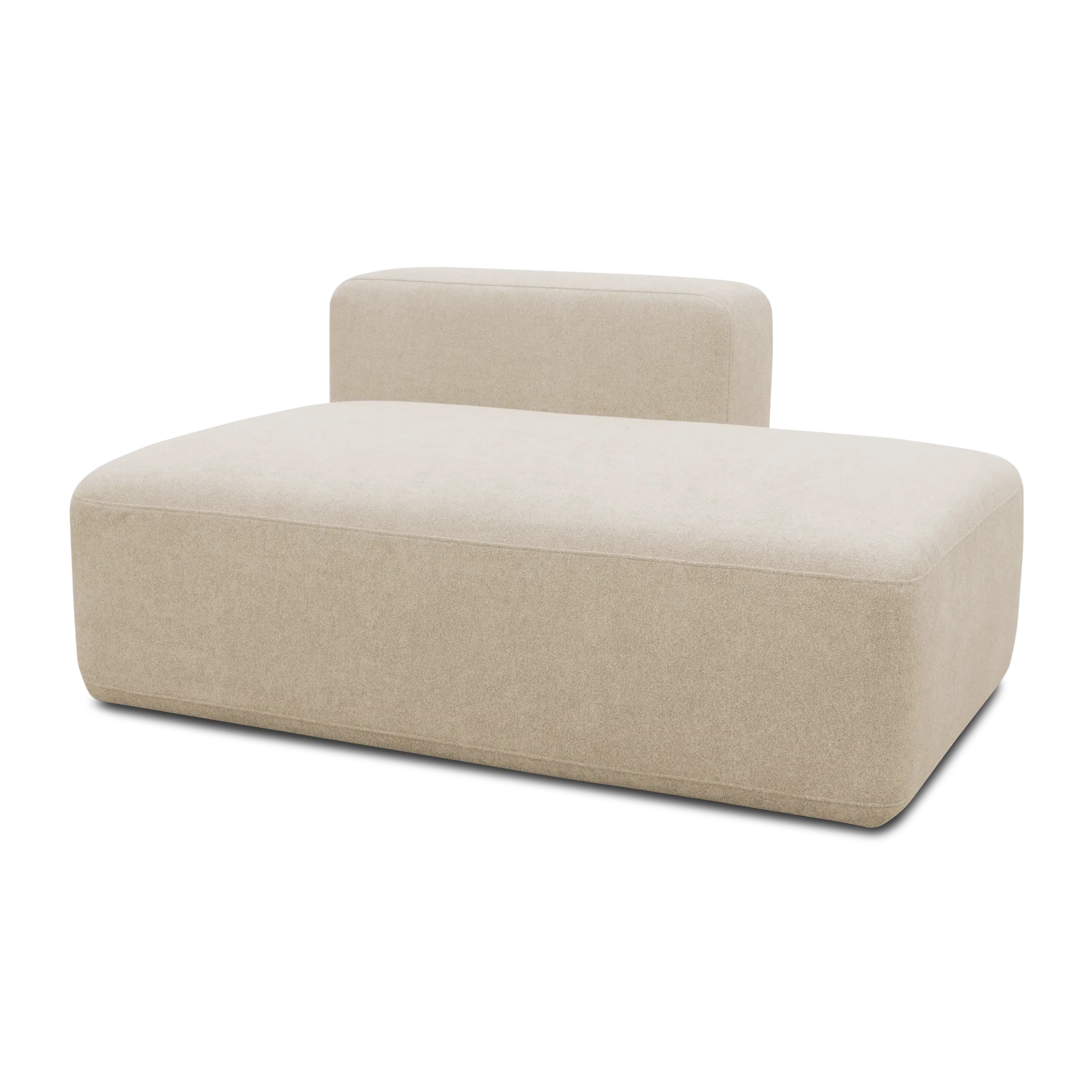 Ottomane-Modul rechts, Beige
