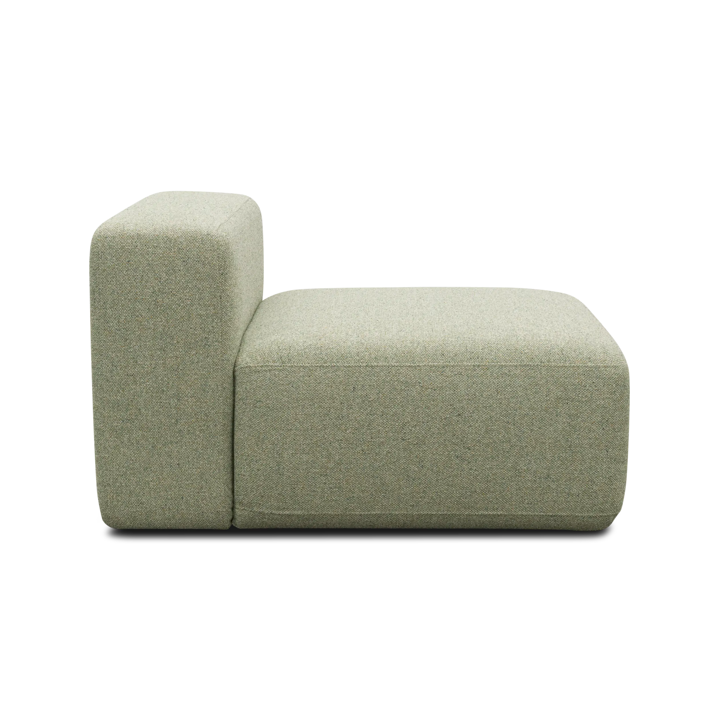 Sessel-Modul, 90 cm, Creme-Grün