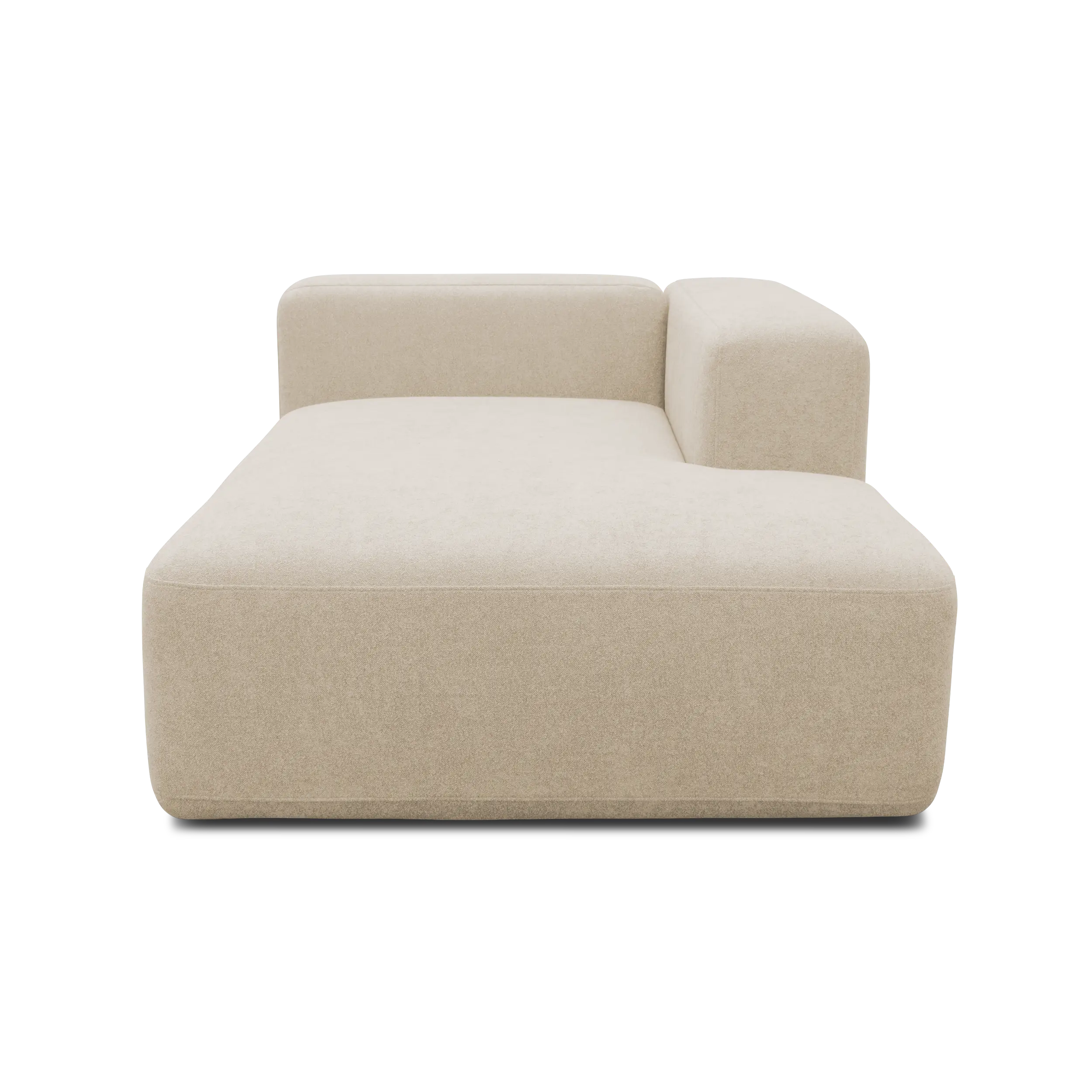 Longchair-Modul rechts, Beige