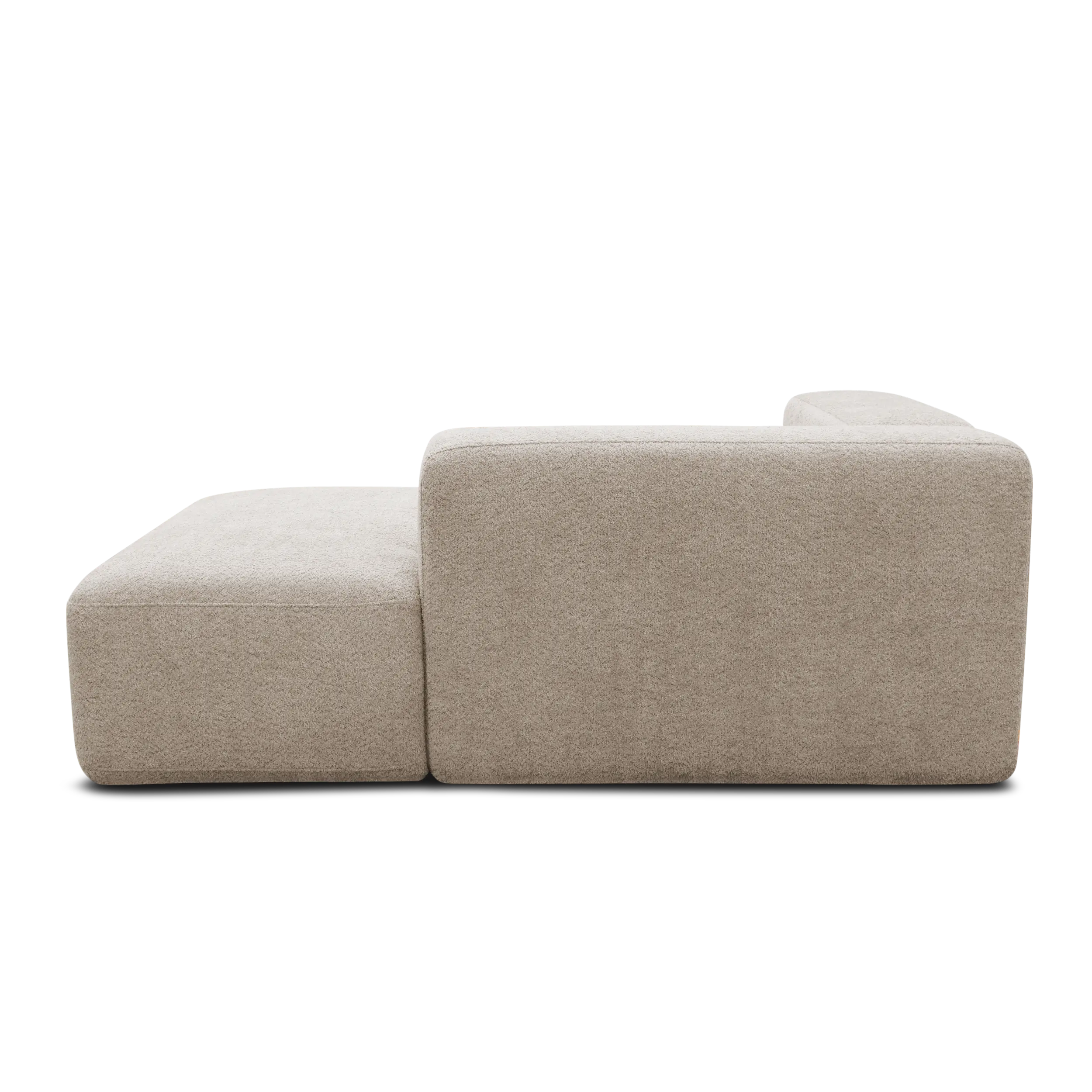 Longchair-Modul rechts, Beige