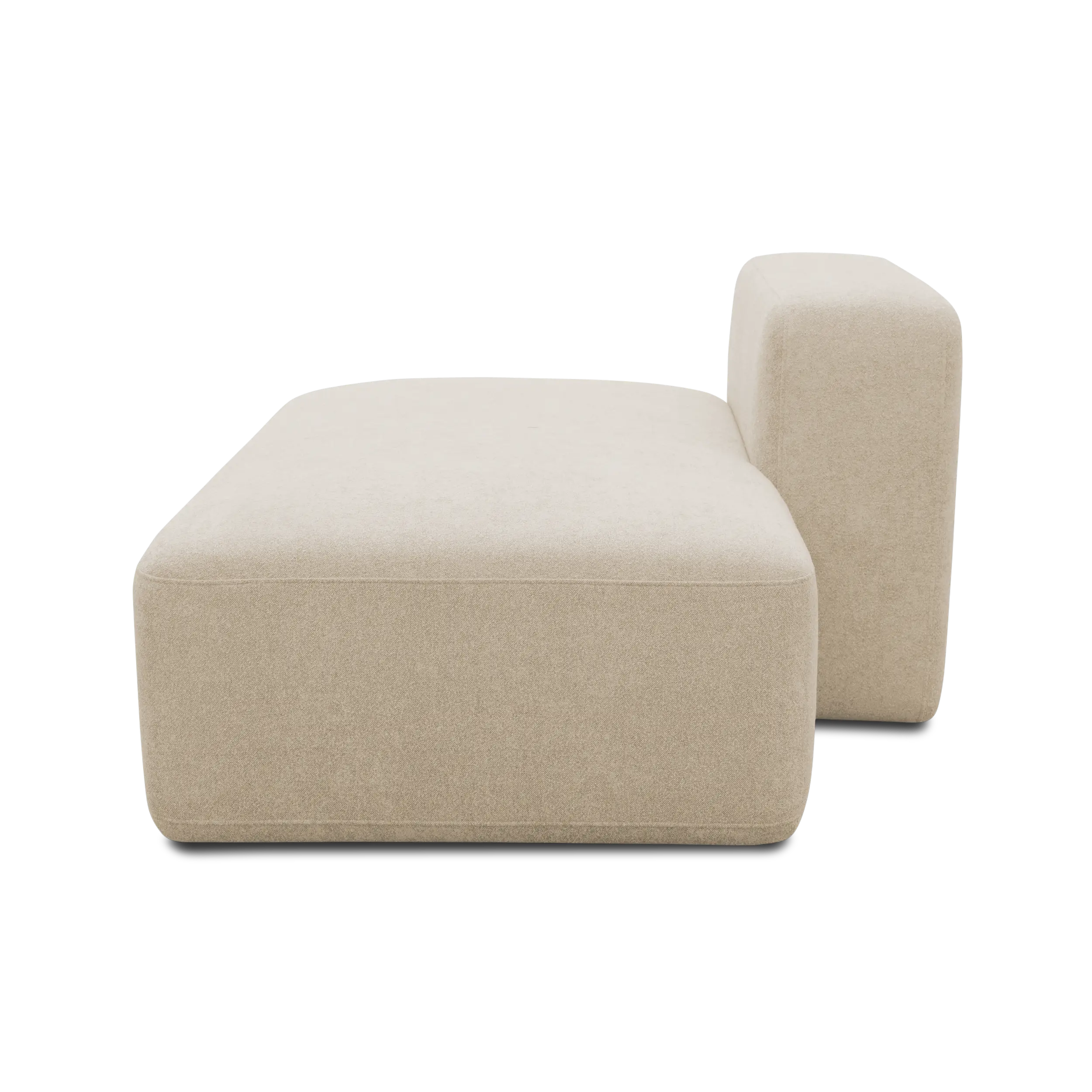 Ottomane-Modul rechts, Beige
