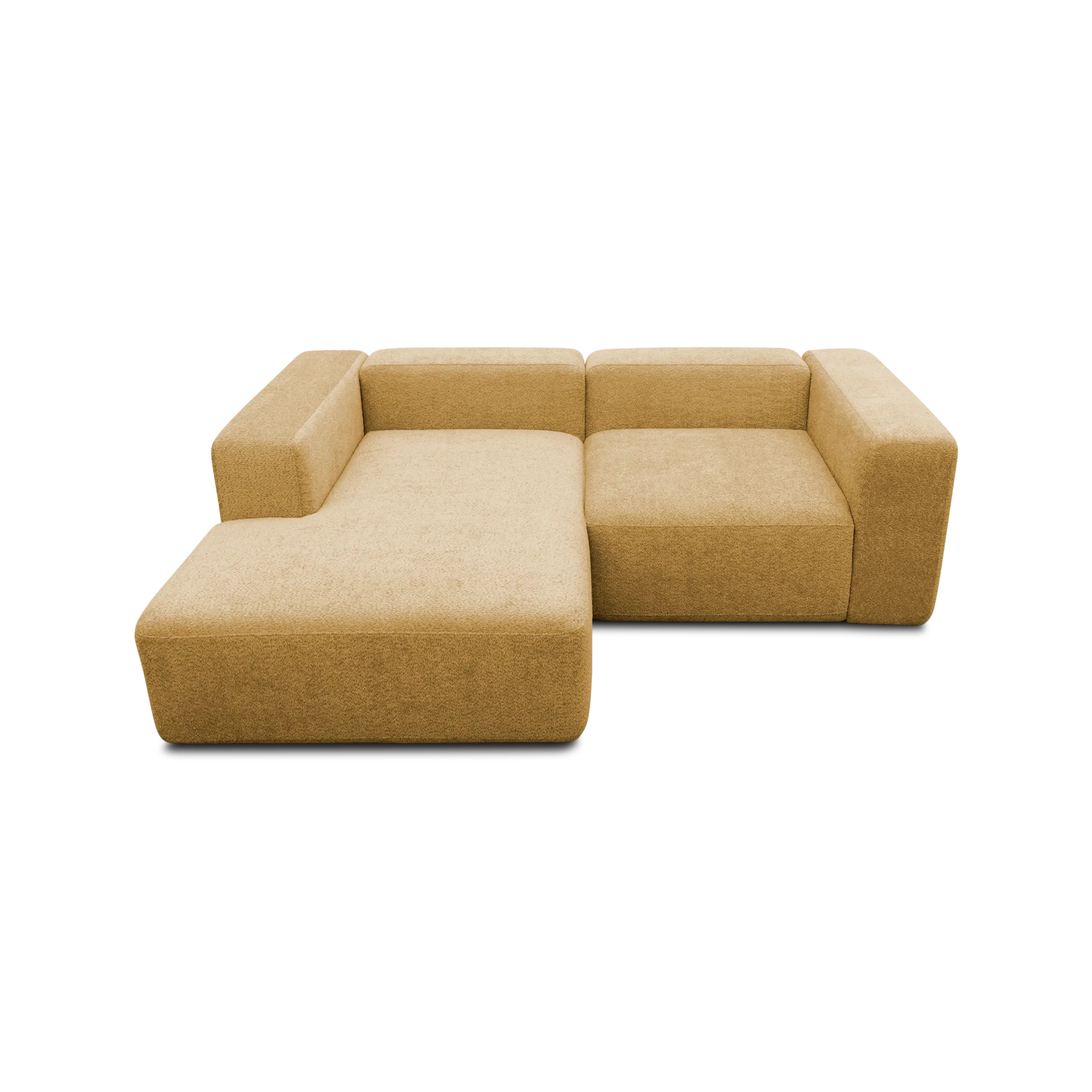 Ecksofa klein, Longchair links, Amber