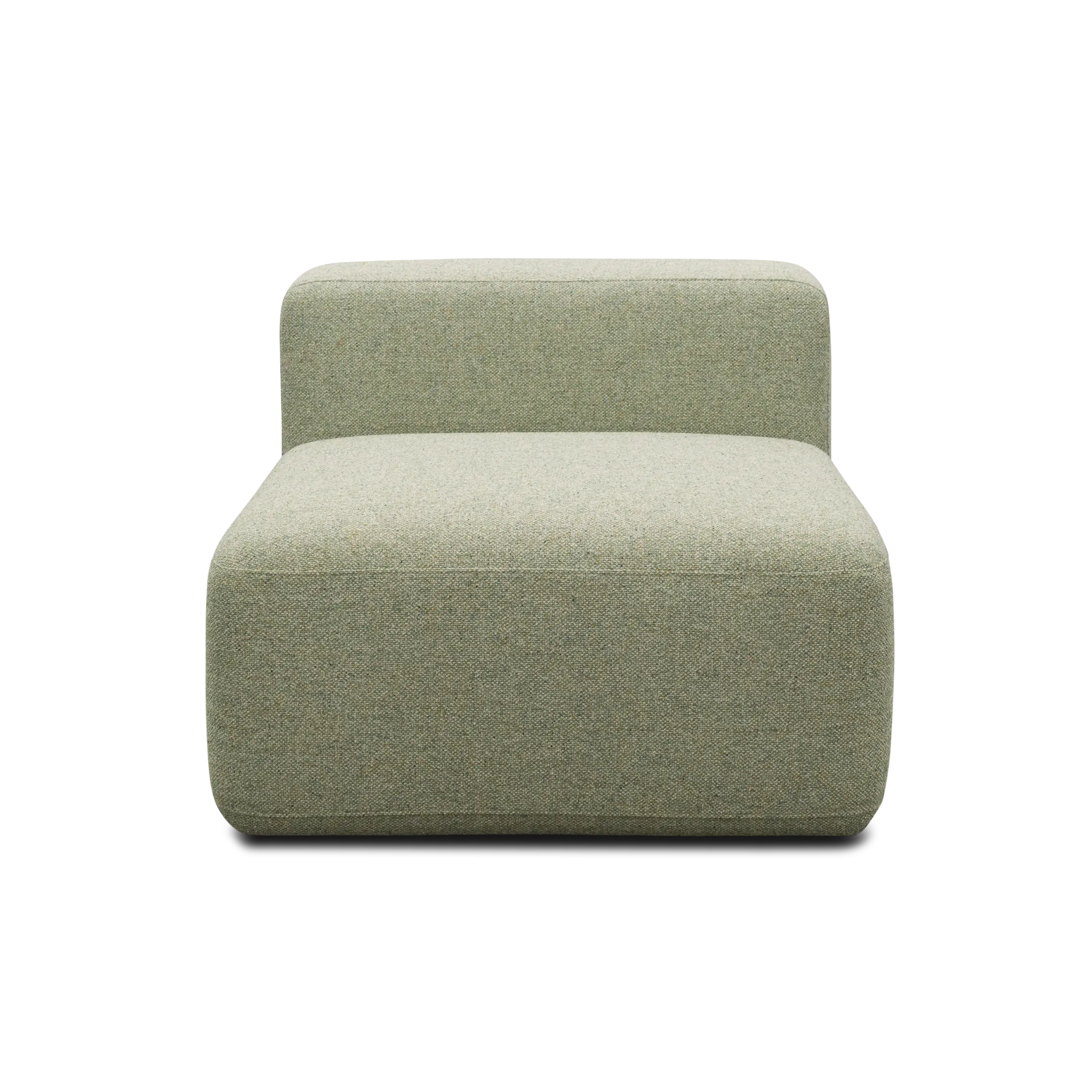 Sessel-Modul, 90 cm, Creme-Grün