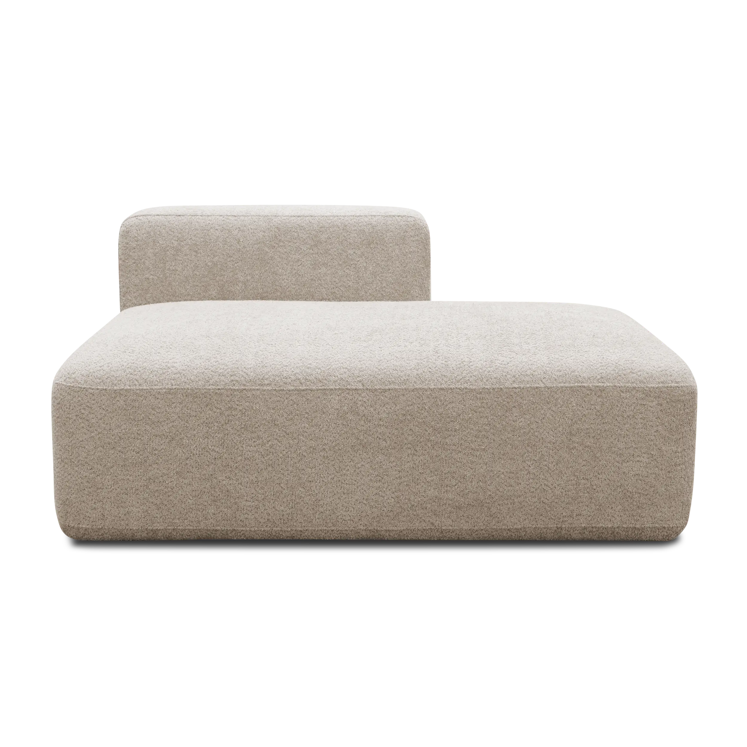 Ottomane-Modul rechts, Beige