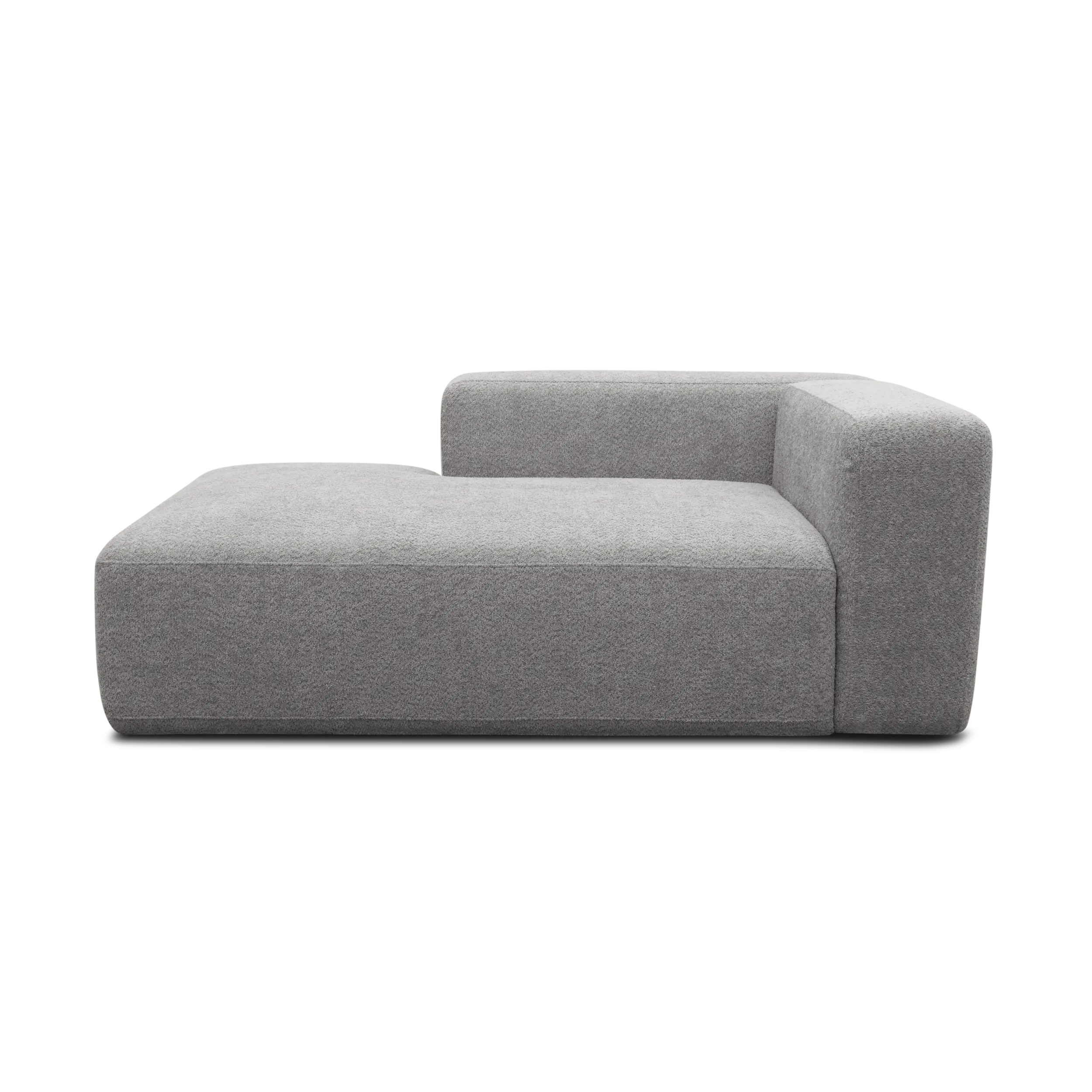 Longchair-Modul links, Grau