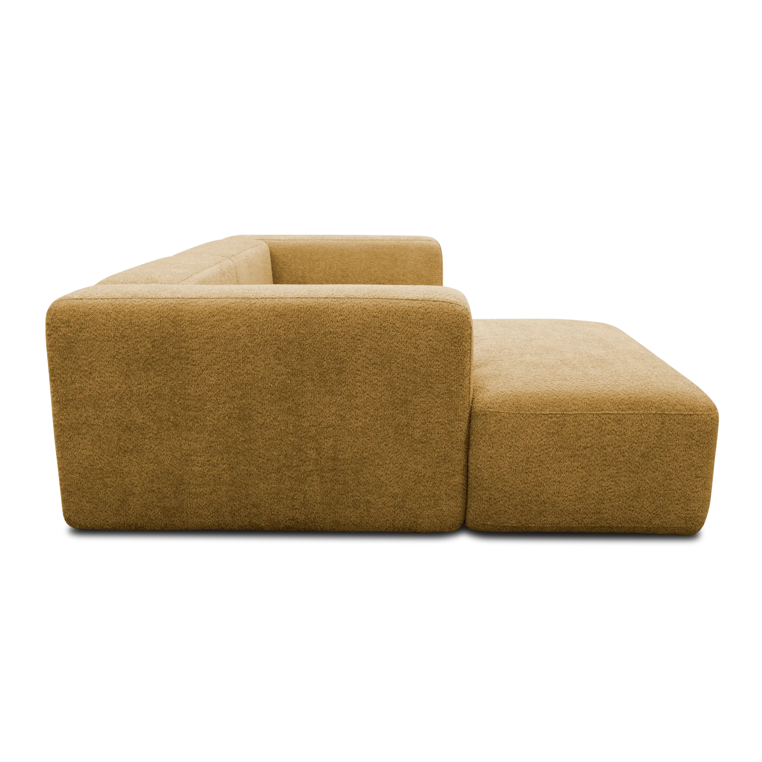 Ecksofa klein, Longchair links, Amber