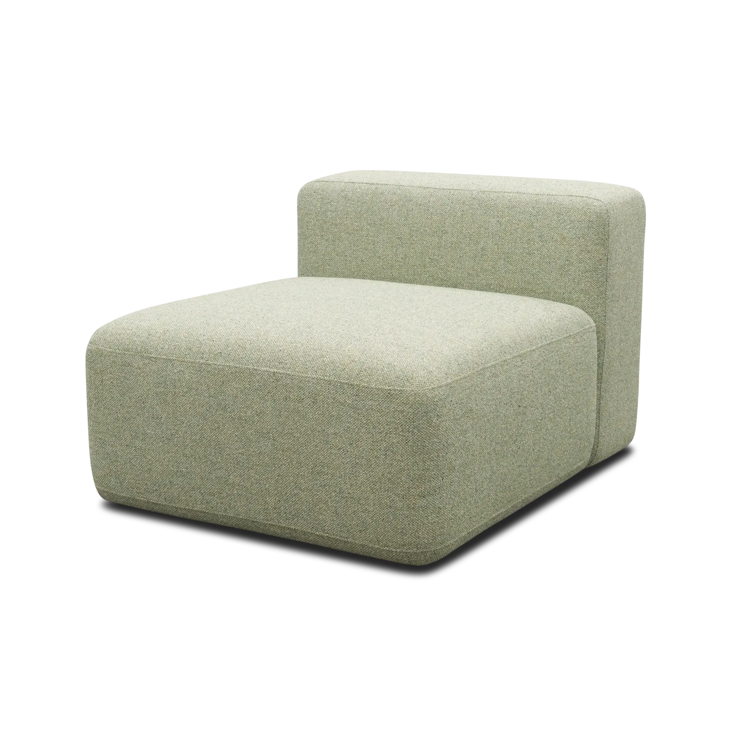 Sessel-Modul, 90 cm, Creme-Grün