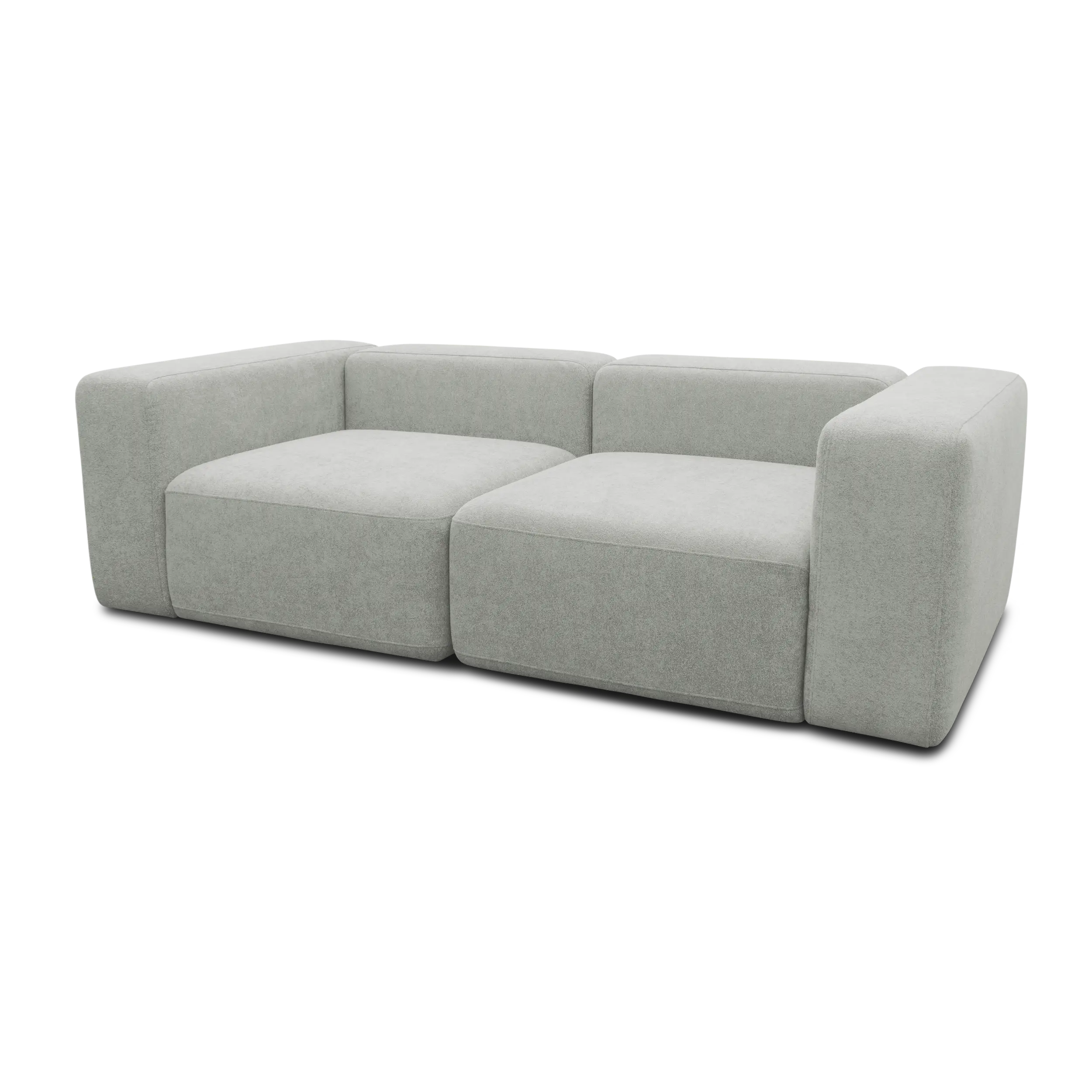 2-Sitzer Sofa, Platin