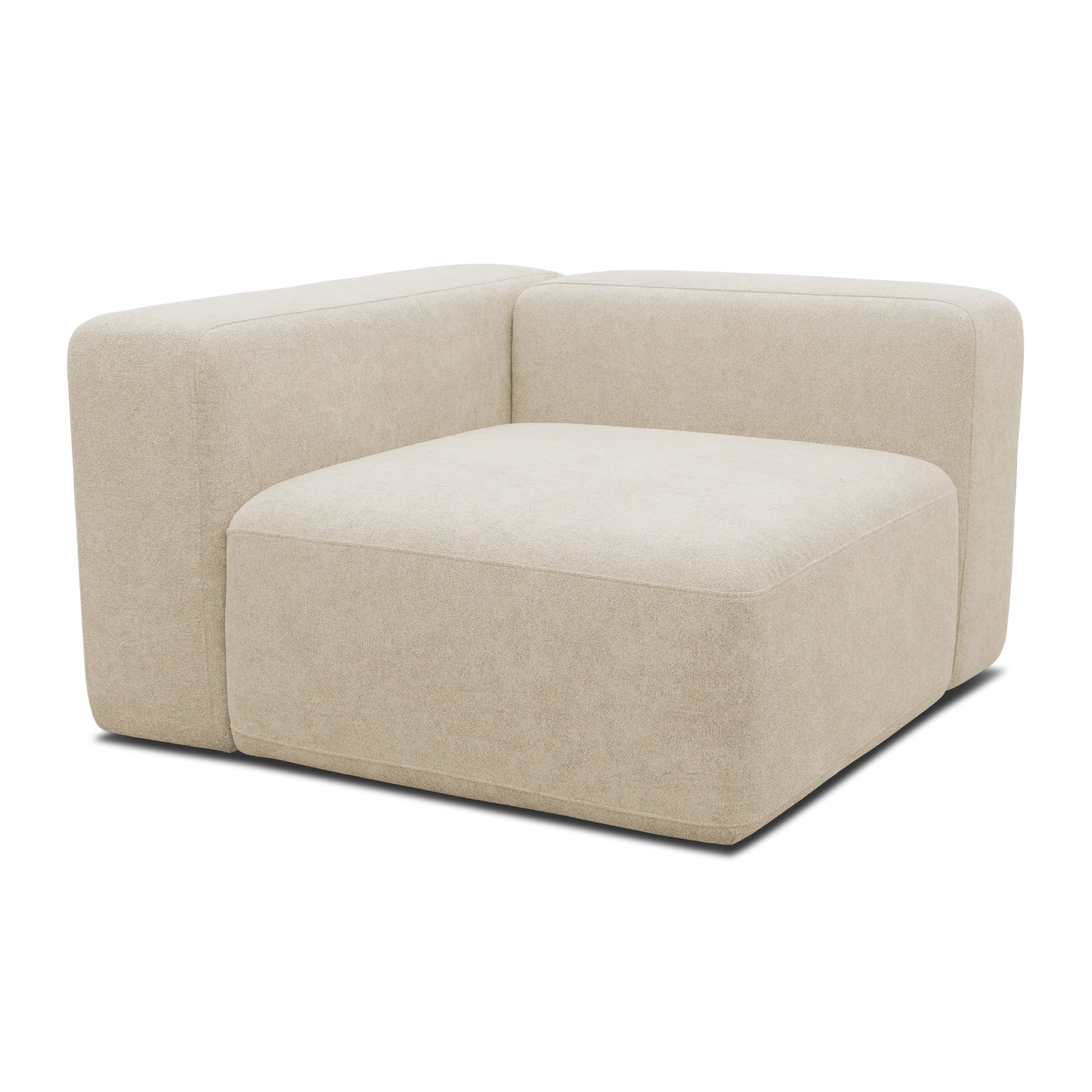 Eck-Modul, Armlehne links, Beige