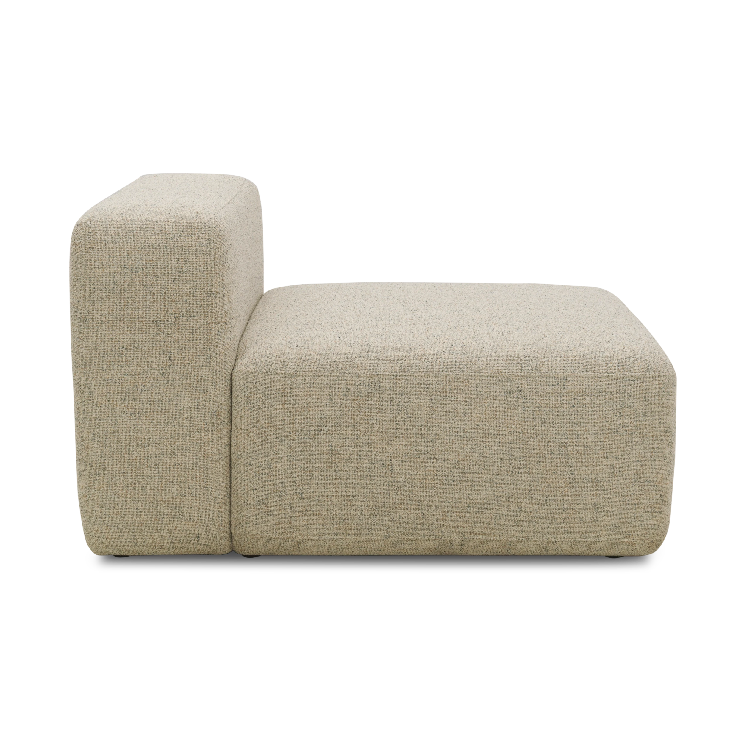 Sessel-Modul, 90 cm, Beige-Petrol