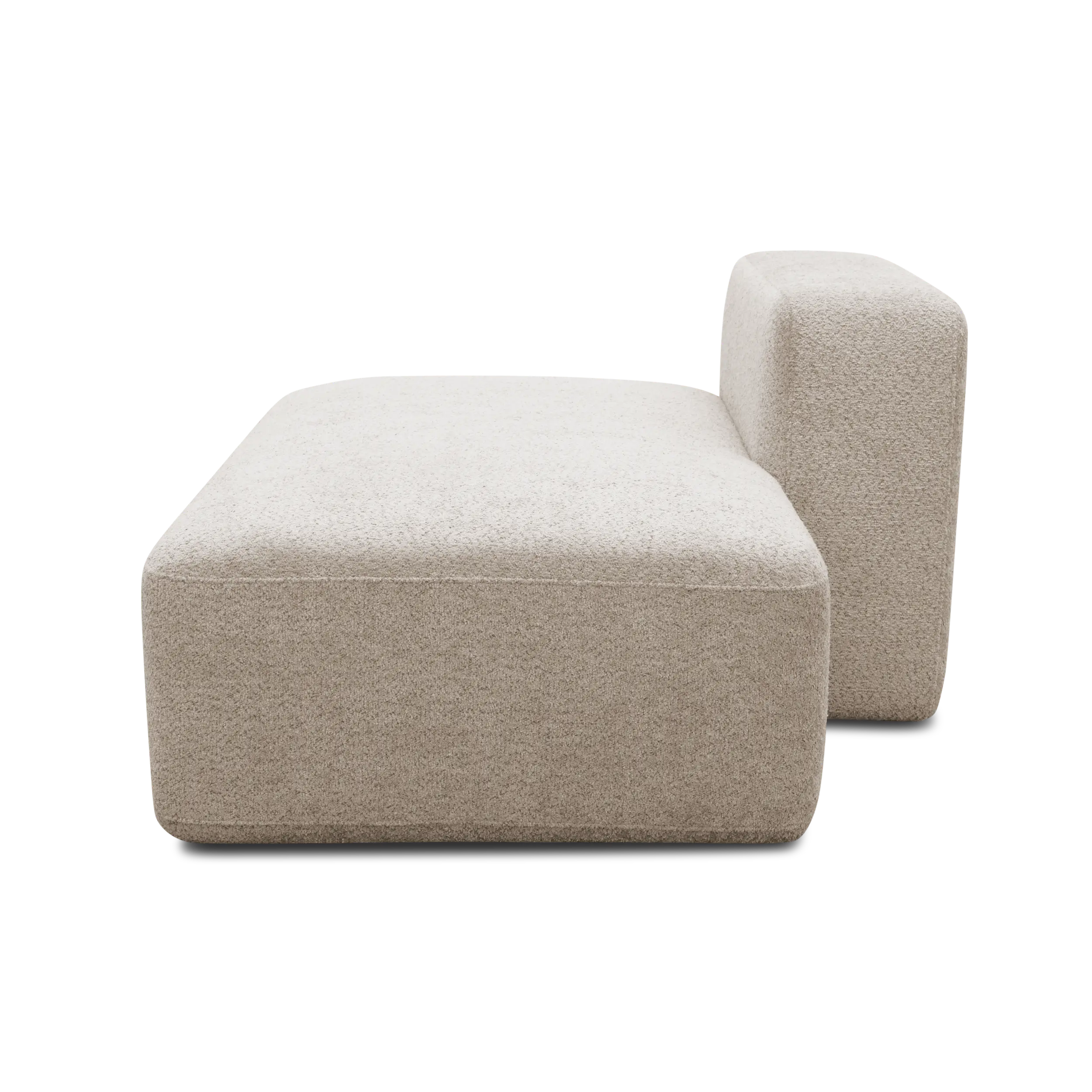 Ottomane-Modul rechts, Beige