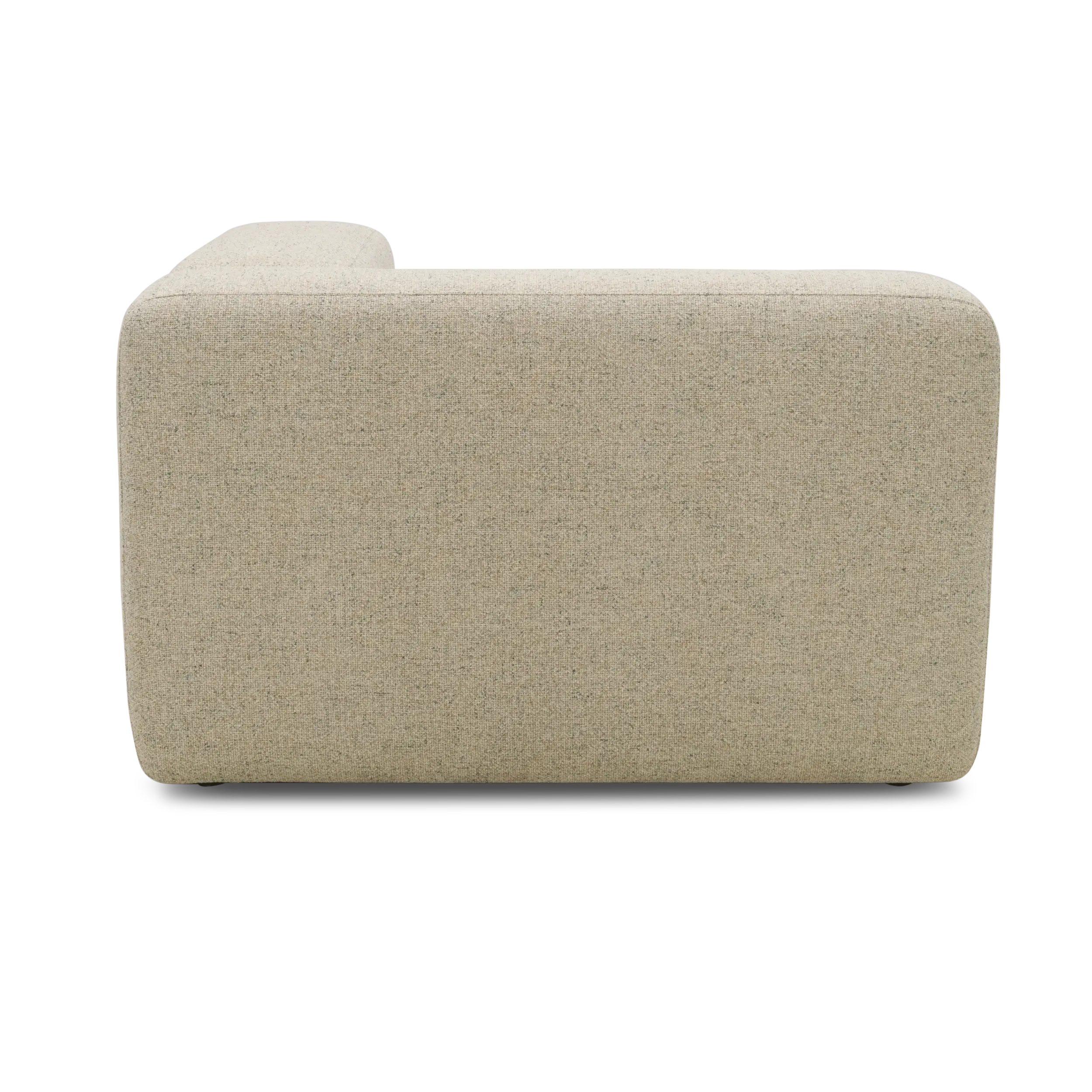 Eck-Modul, Armlehne links, Beige-Petrol