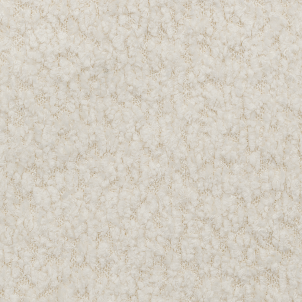 Stoffmuster Bouclé-Chenille, Ivory
