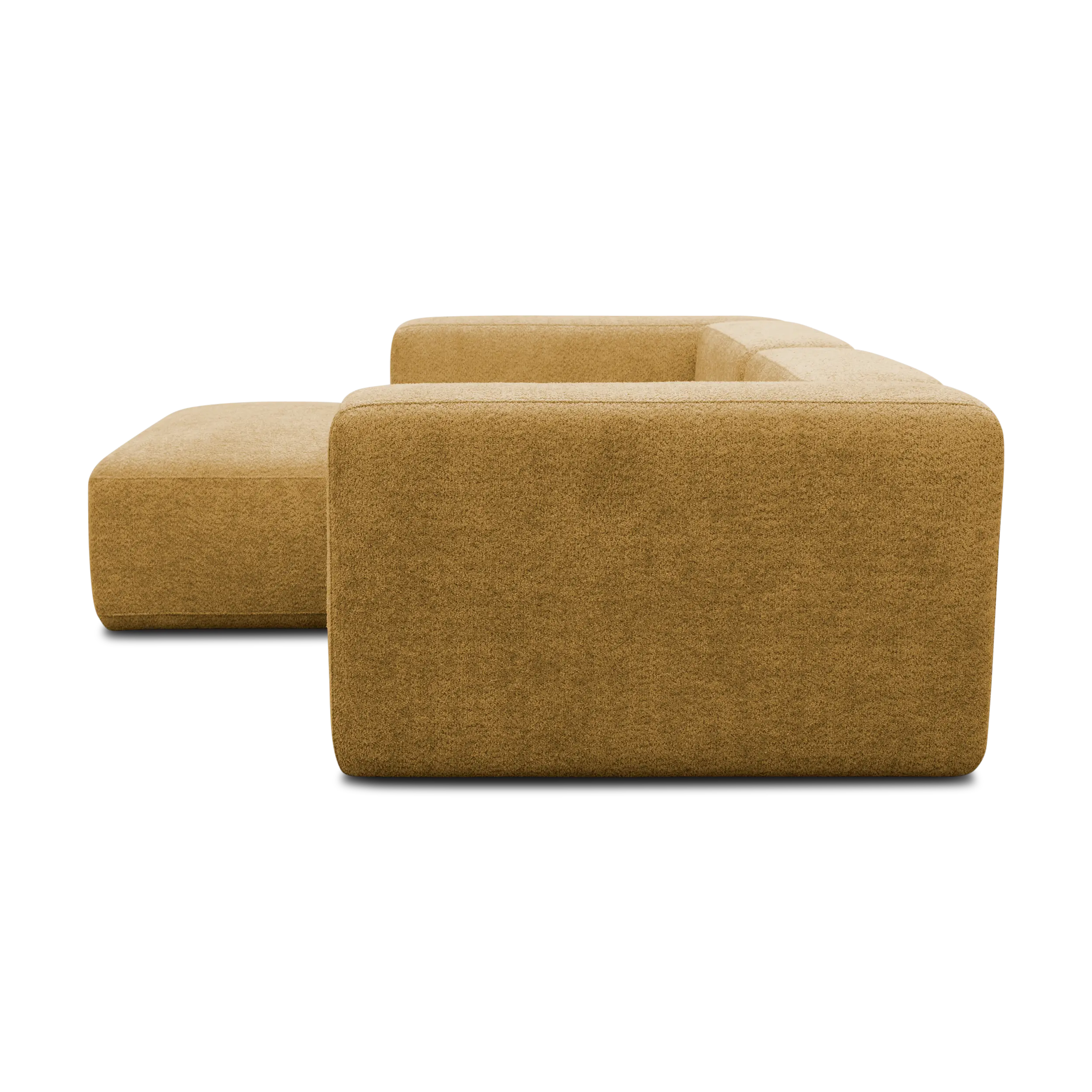 Ecksofa klein, Longchair links, Amber