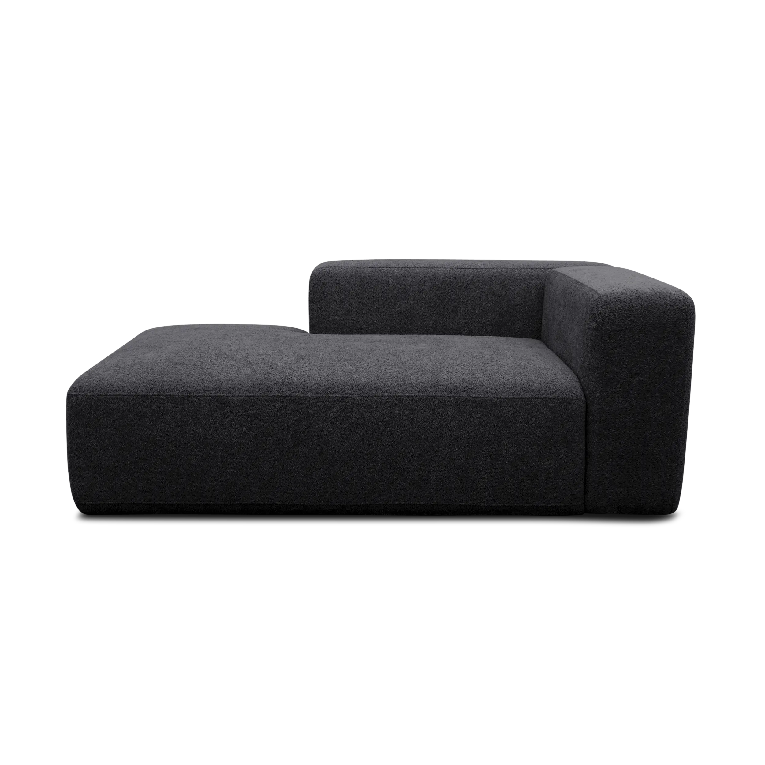 Longchair-Modul links, Schwarz