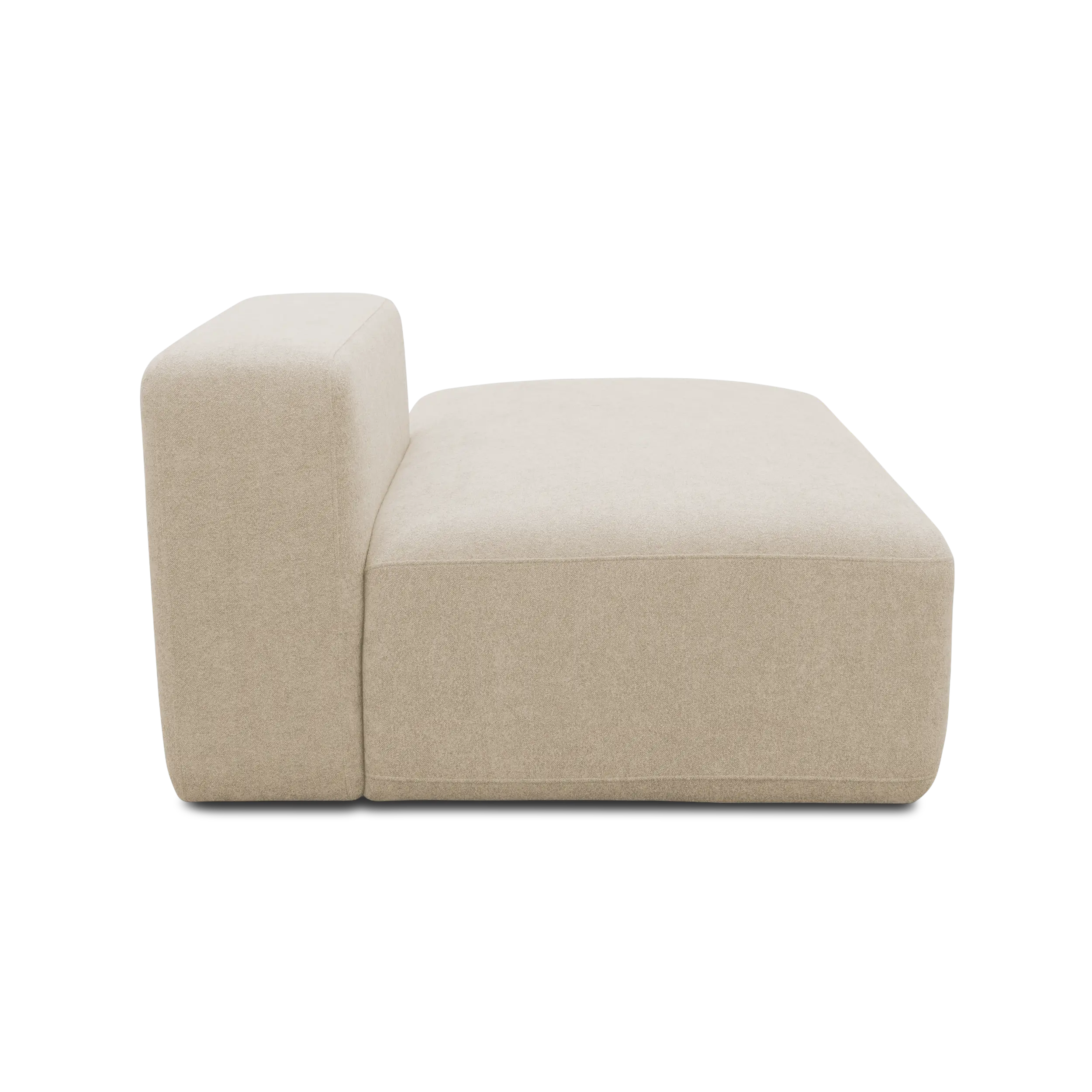 Ottomane-Modul rechts, Beige