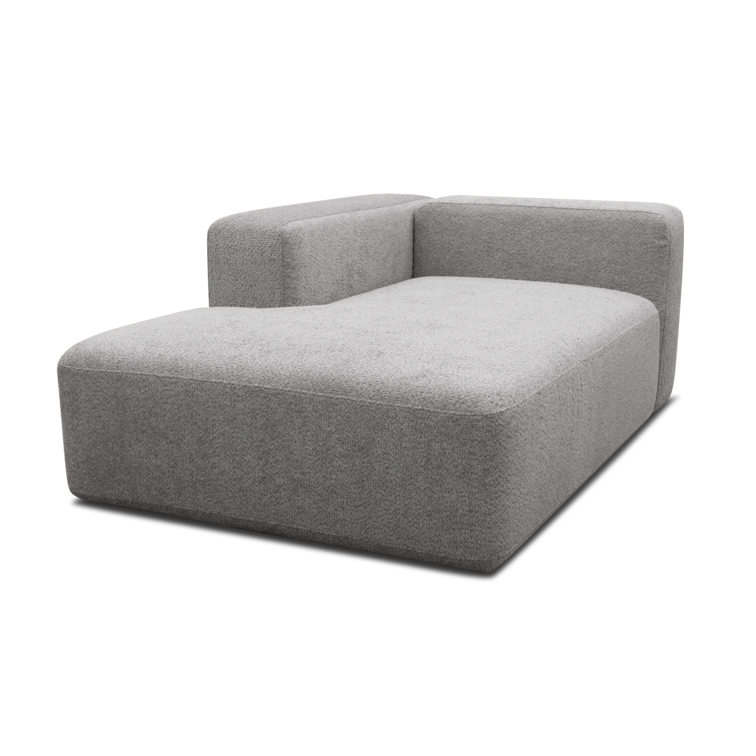 Longchair-Modul links, Grau