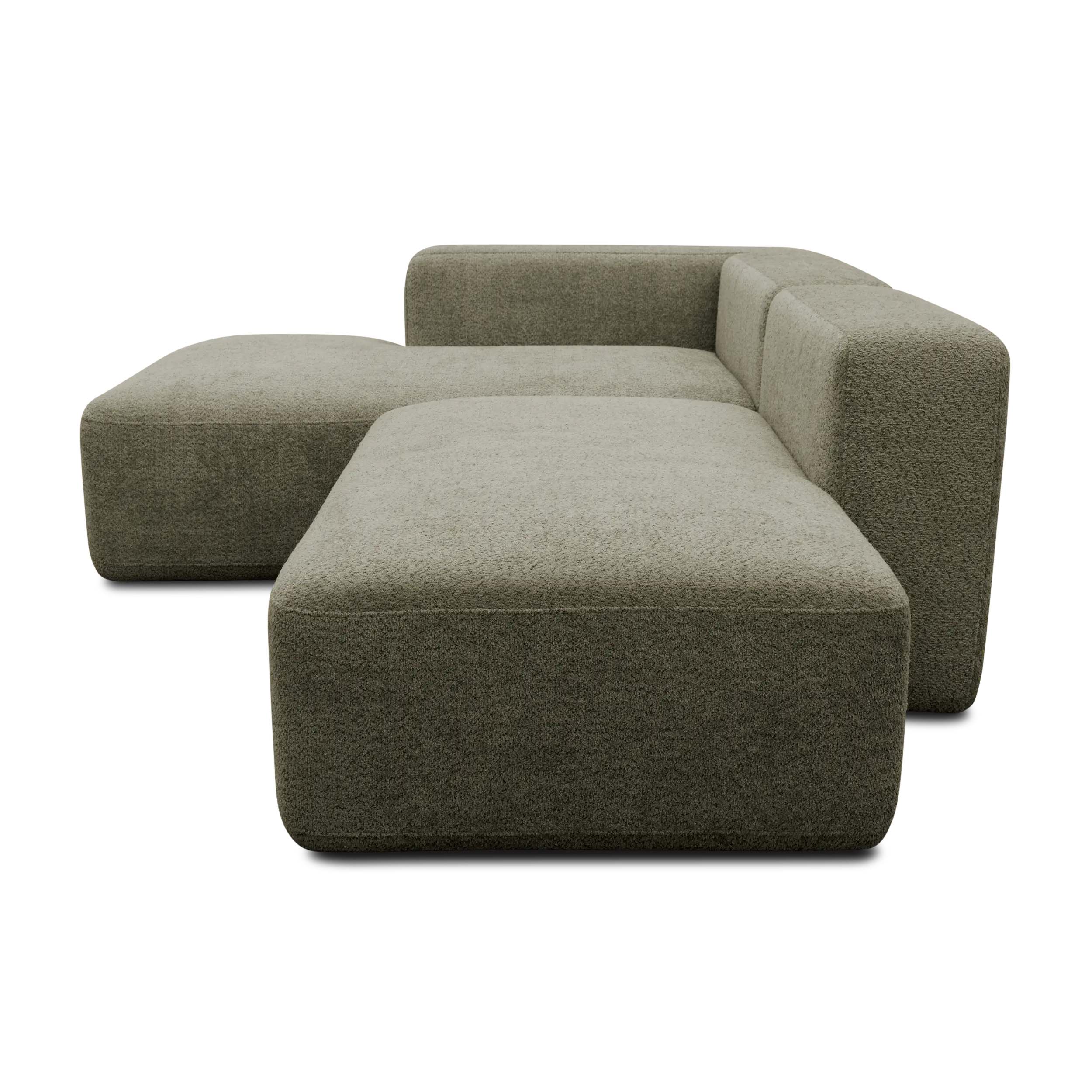 Ecksofa klein, offen, Grün
