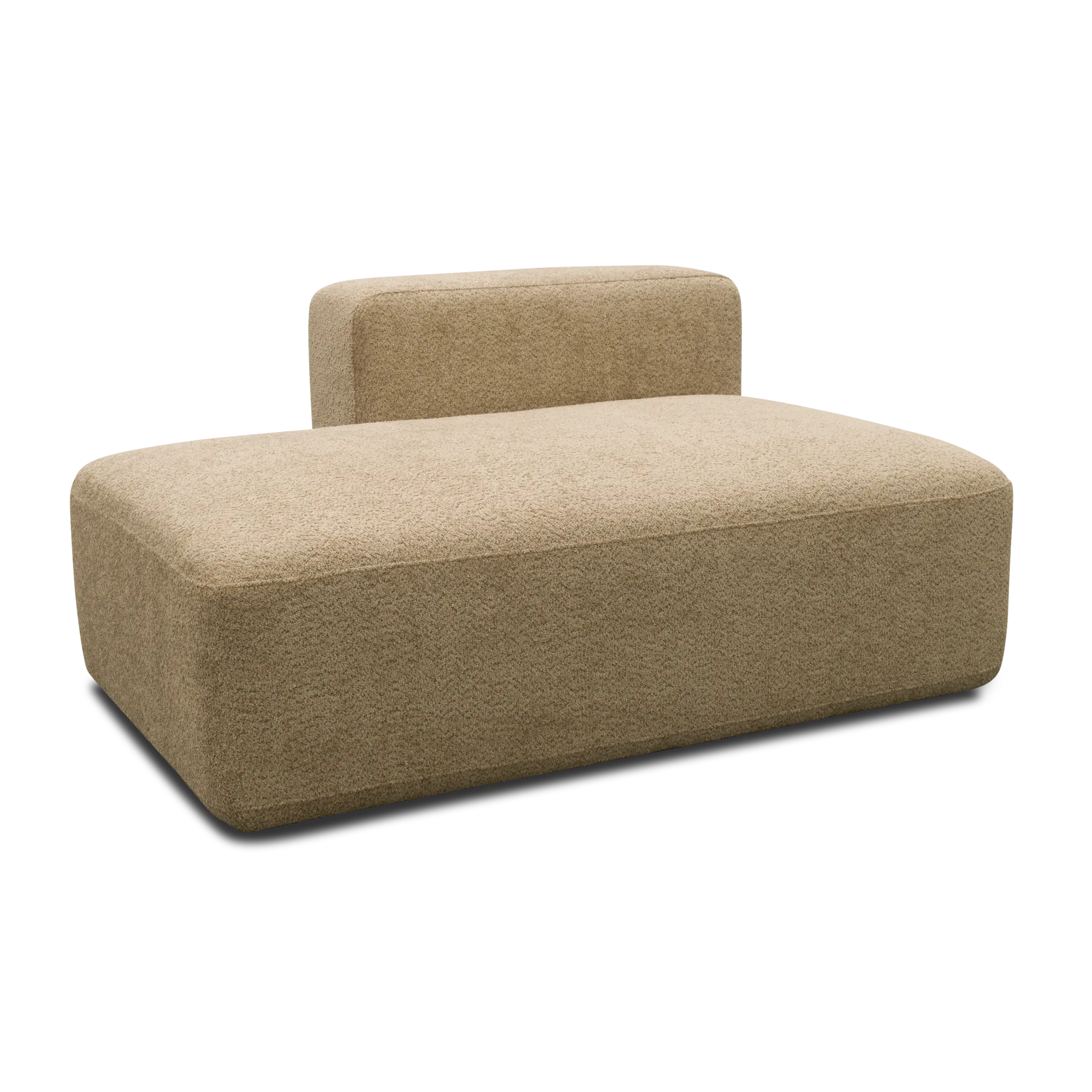 Ottomane-Modul links, Taupe