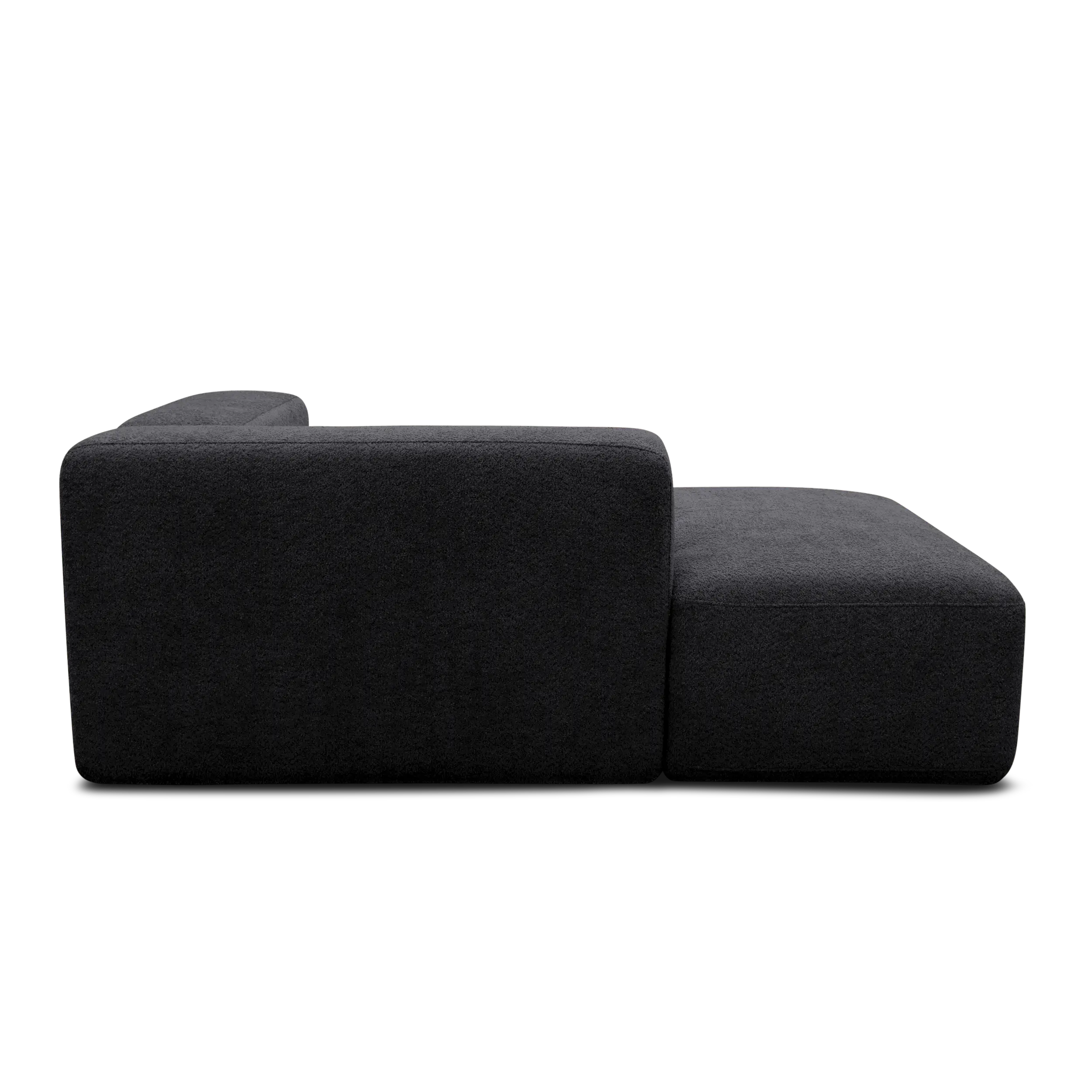 Longchair-Modul links, Schwarz